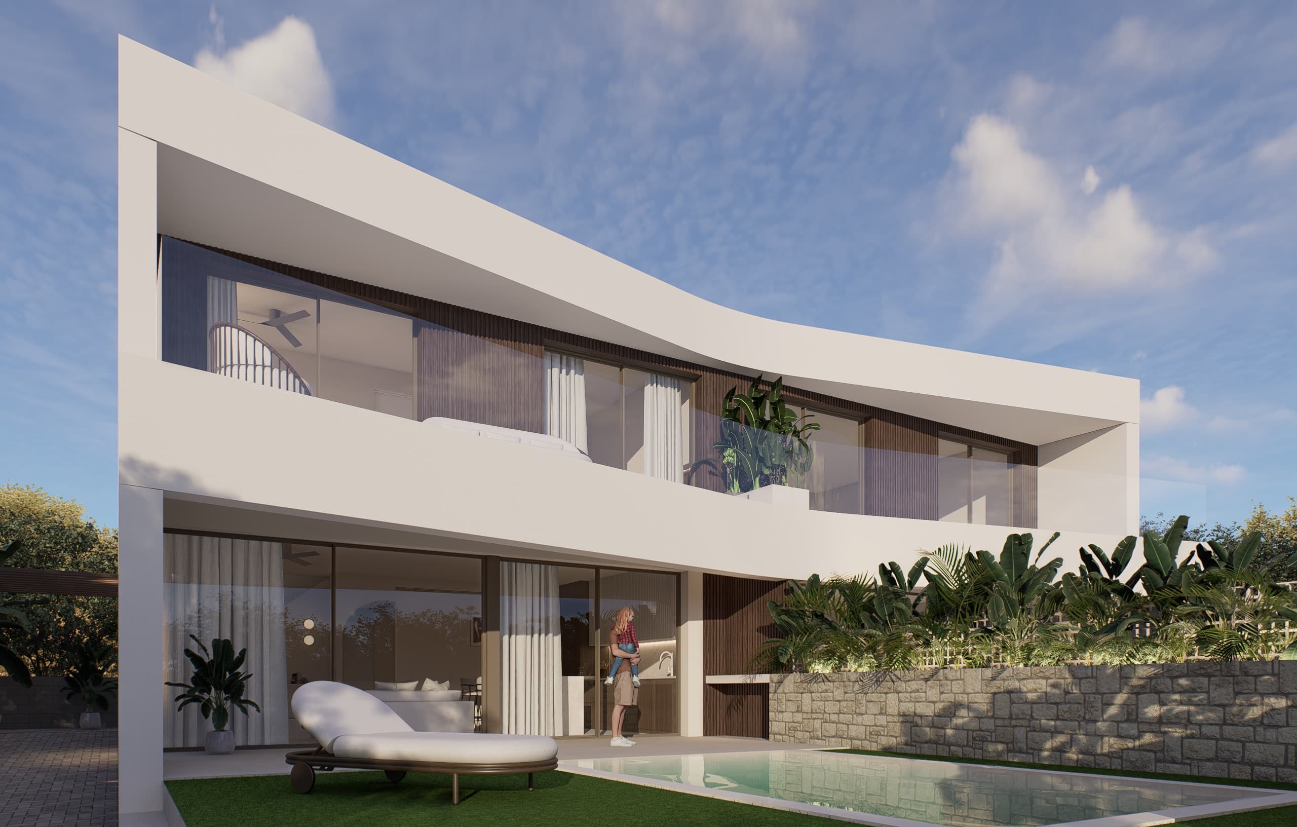 Frittliggende villa 2 rom i Gran Alacant 3
