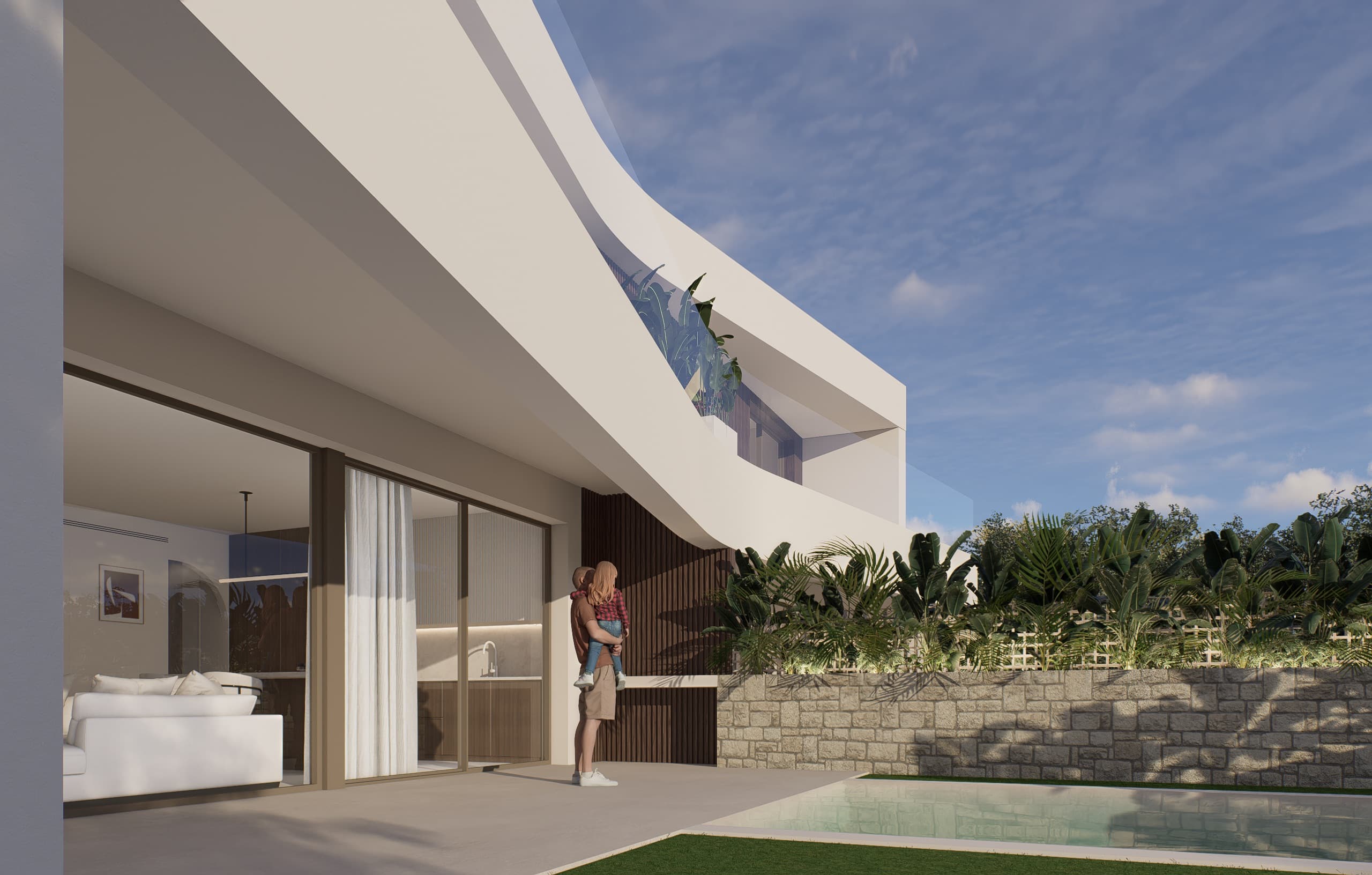 Frittliggende villa 2 rom i Gran Alacant 9