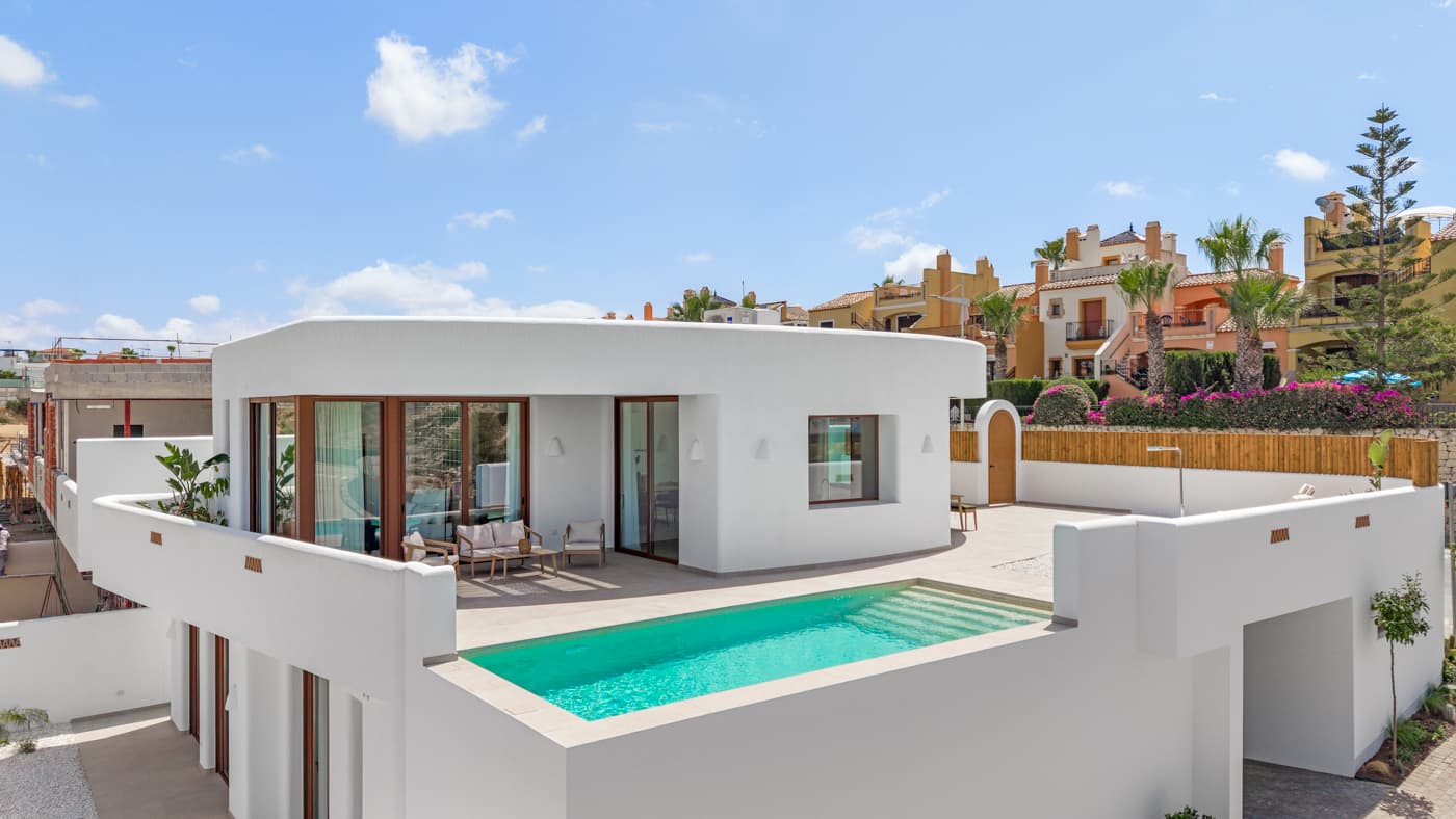 Fritliggende villa 4 sov. i La Finca Golf 4