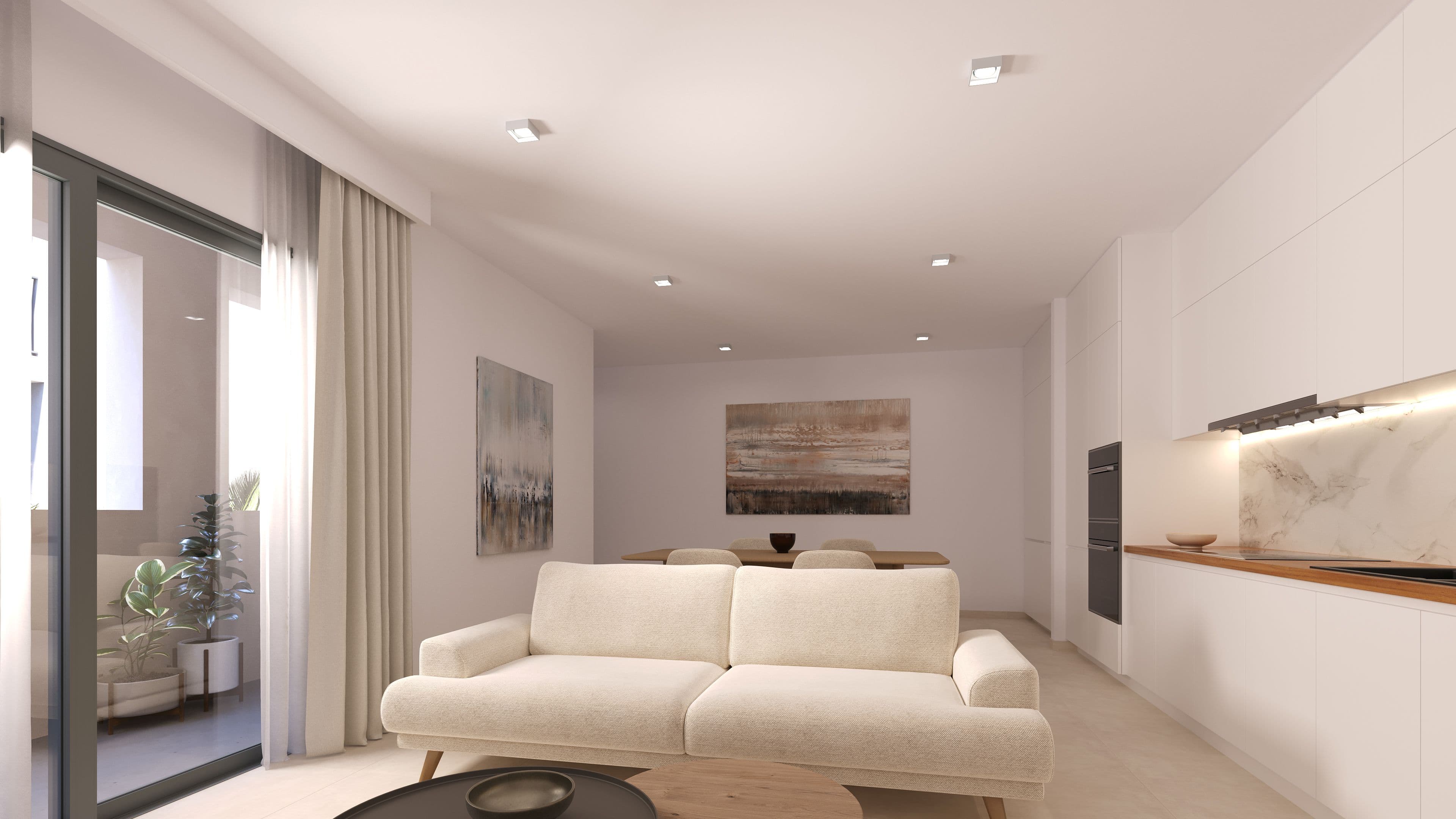 Ground-floor apartment 3 bed. in San Miguel de Salinas 2