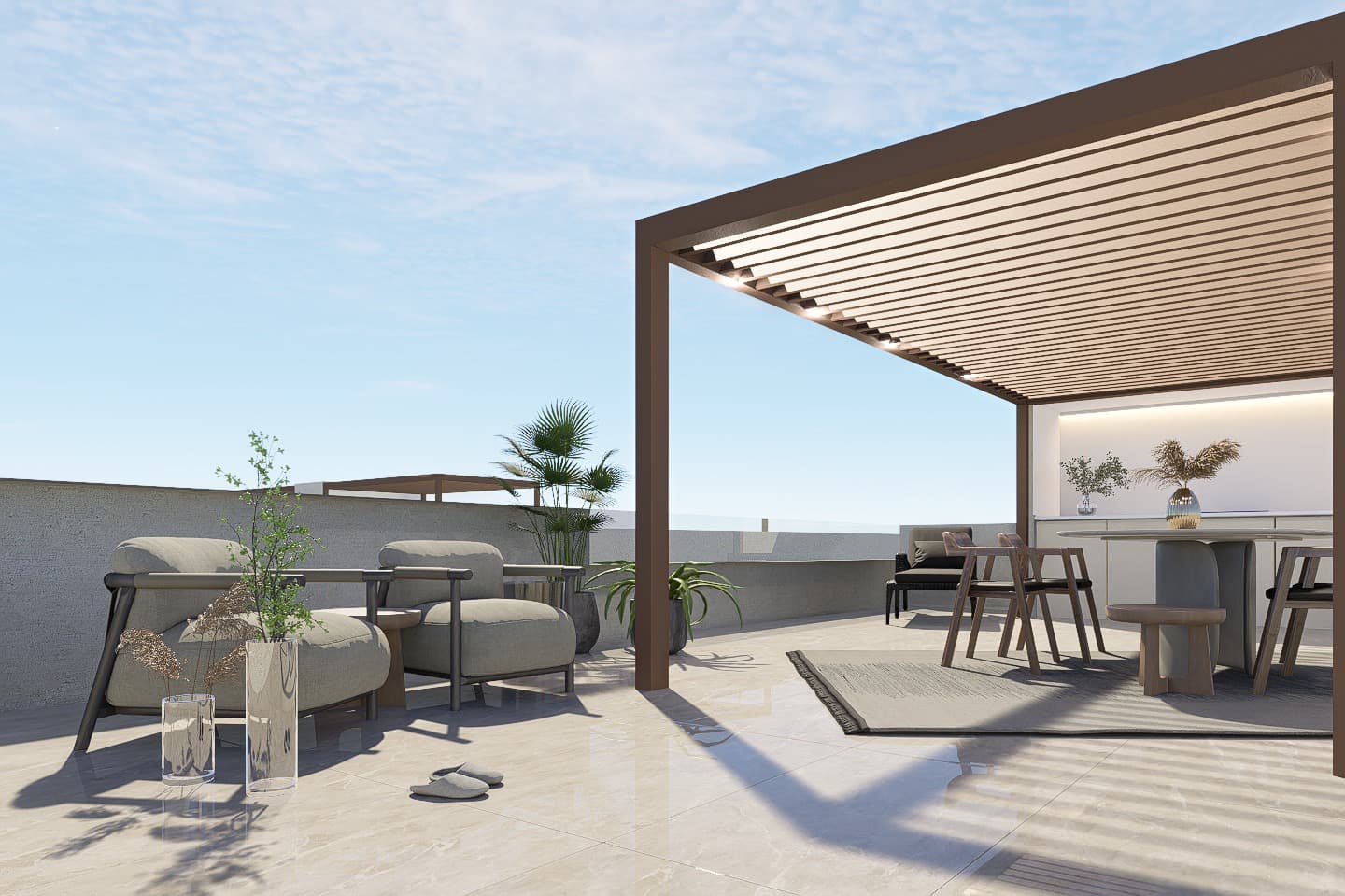 Bungalow i stueplan 3 sov. i Pilar de la Horadada 9