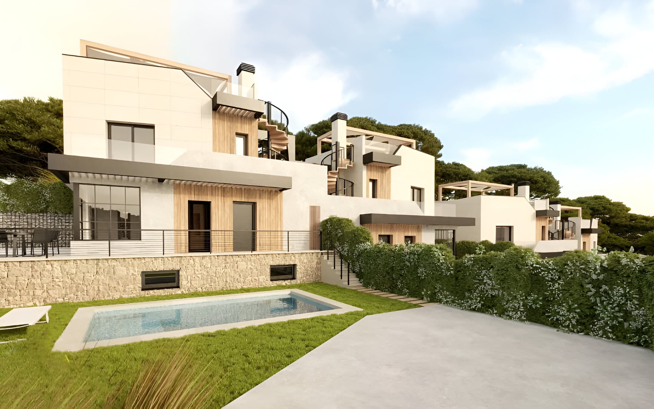 Semi-detached house 3 bed. in Polop 2