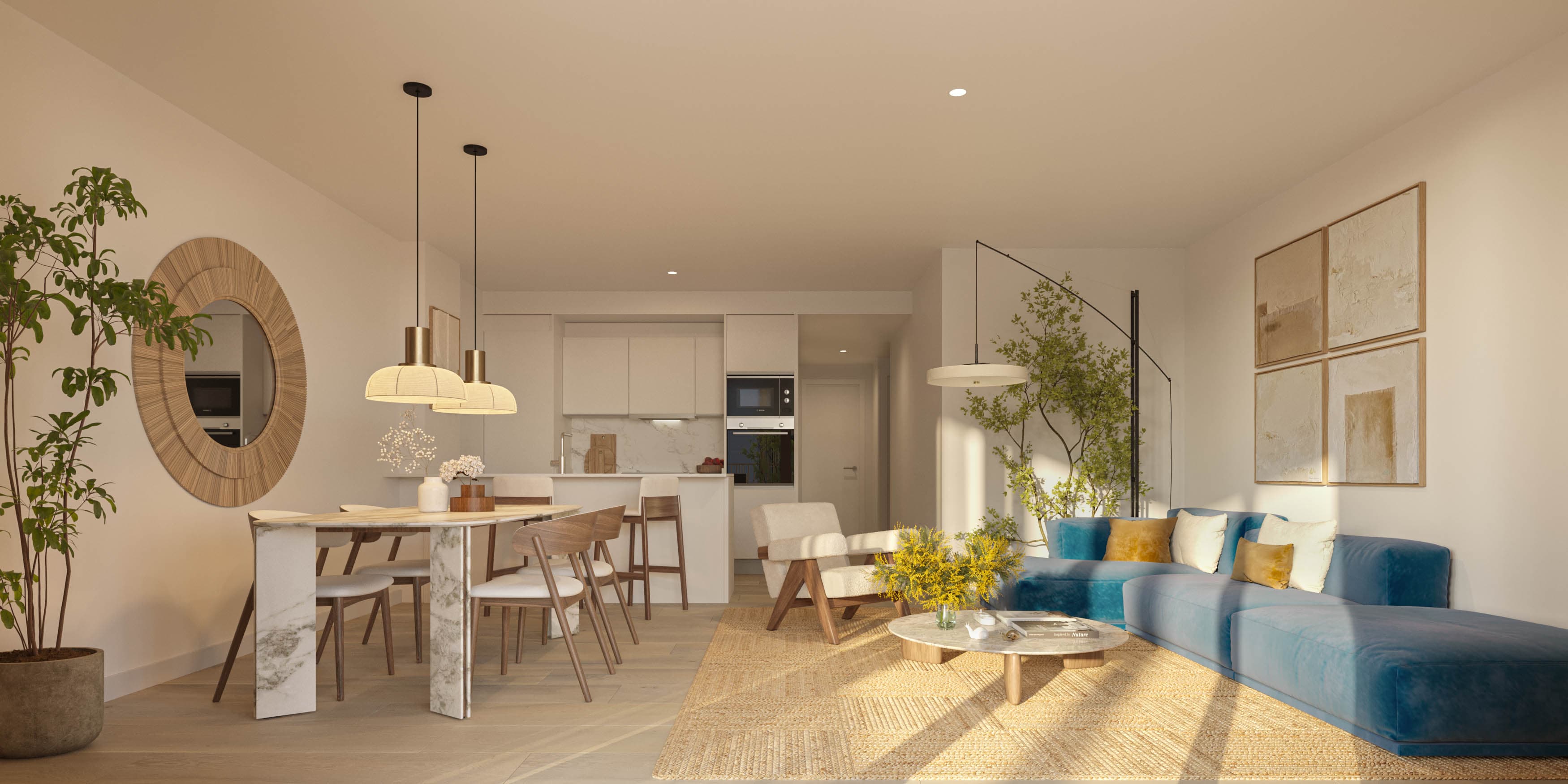 Penthouse 2 sypialnia w El Verger 4