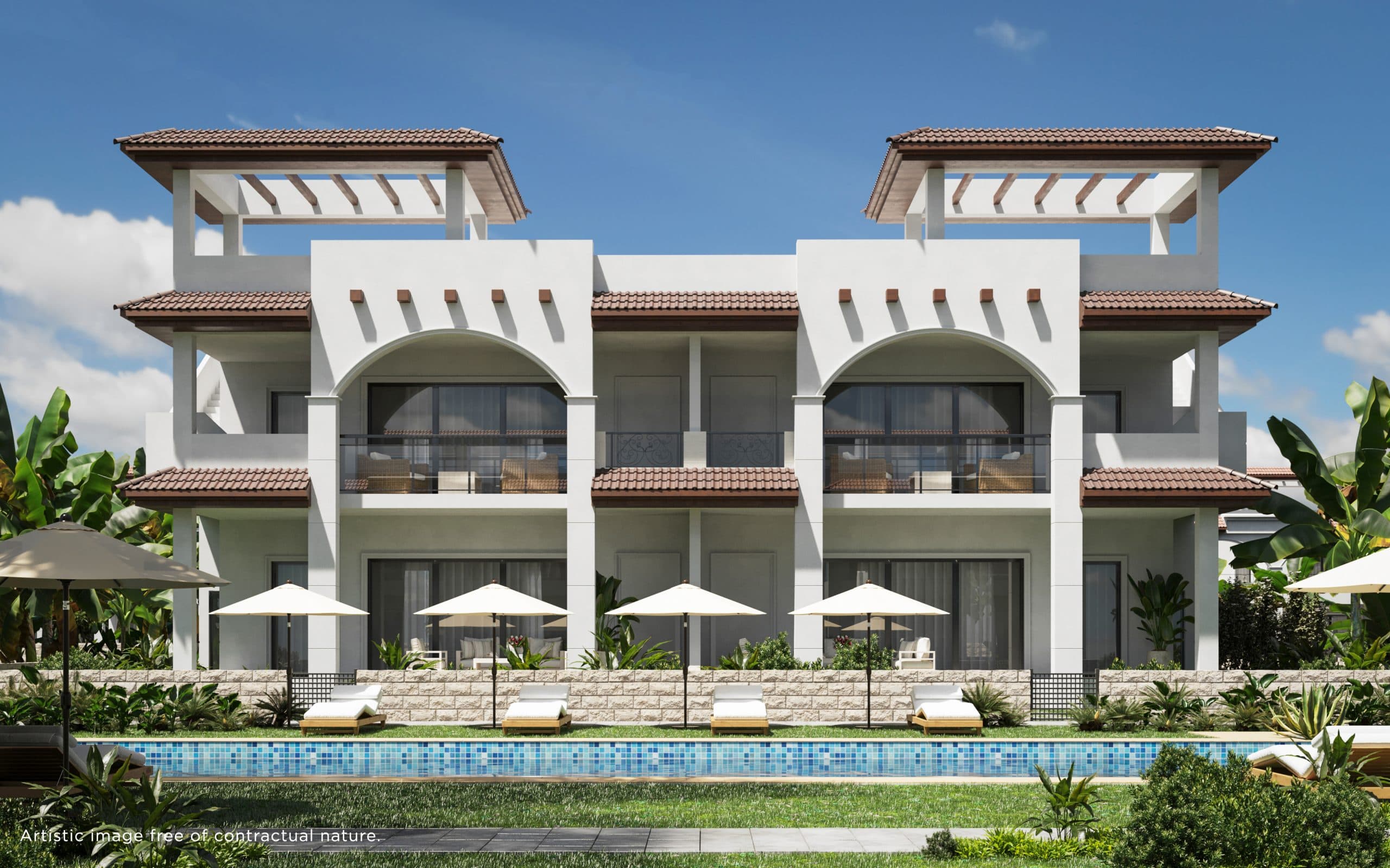 Bungalow på övre plan i Ciudad Quesada