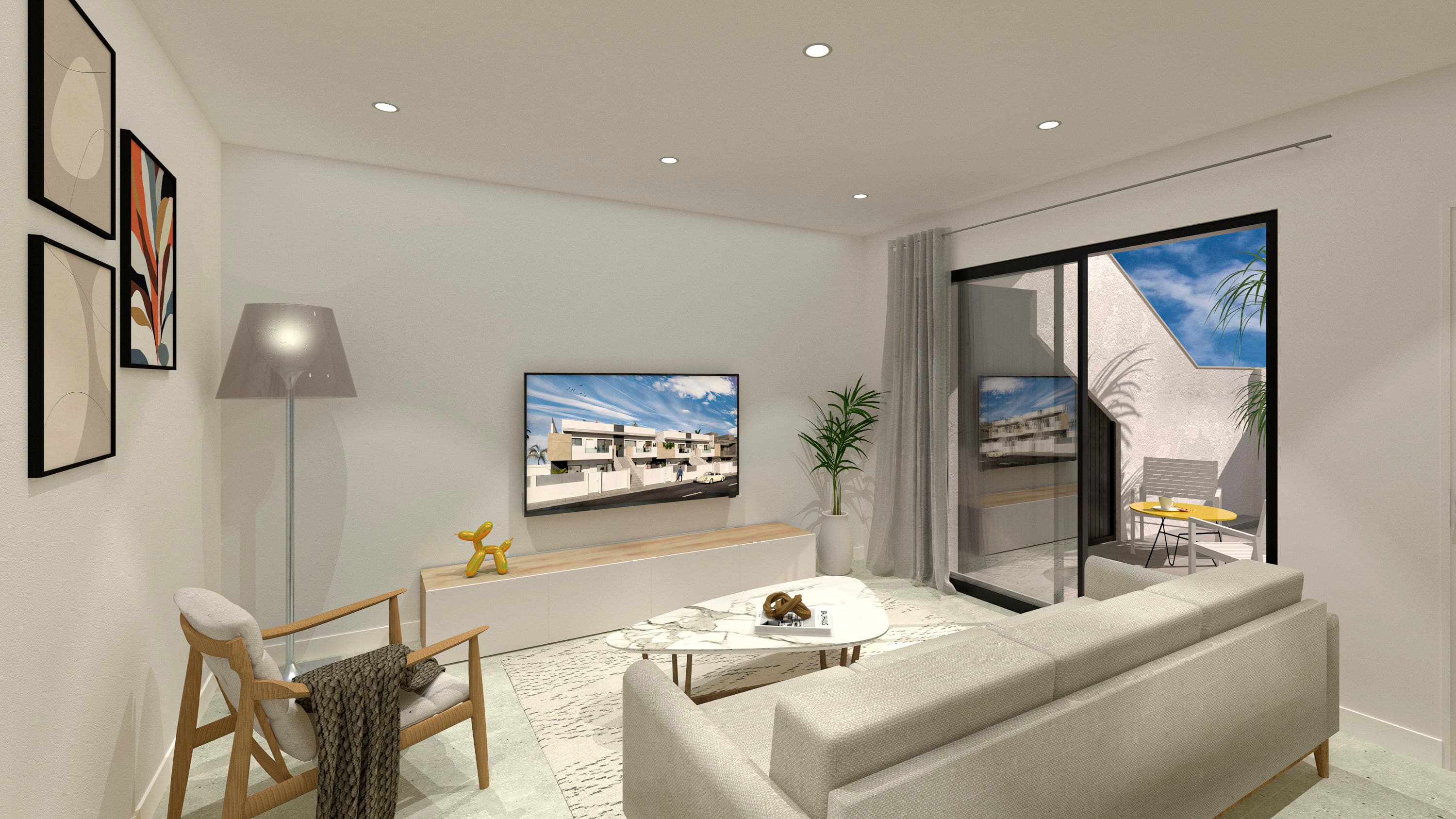 Bungalow i første etasje 2 rom i San Pedro del Pinatar 5