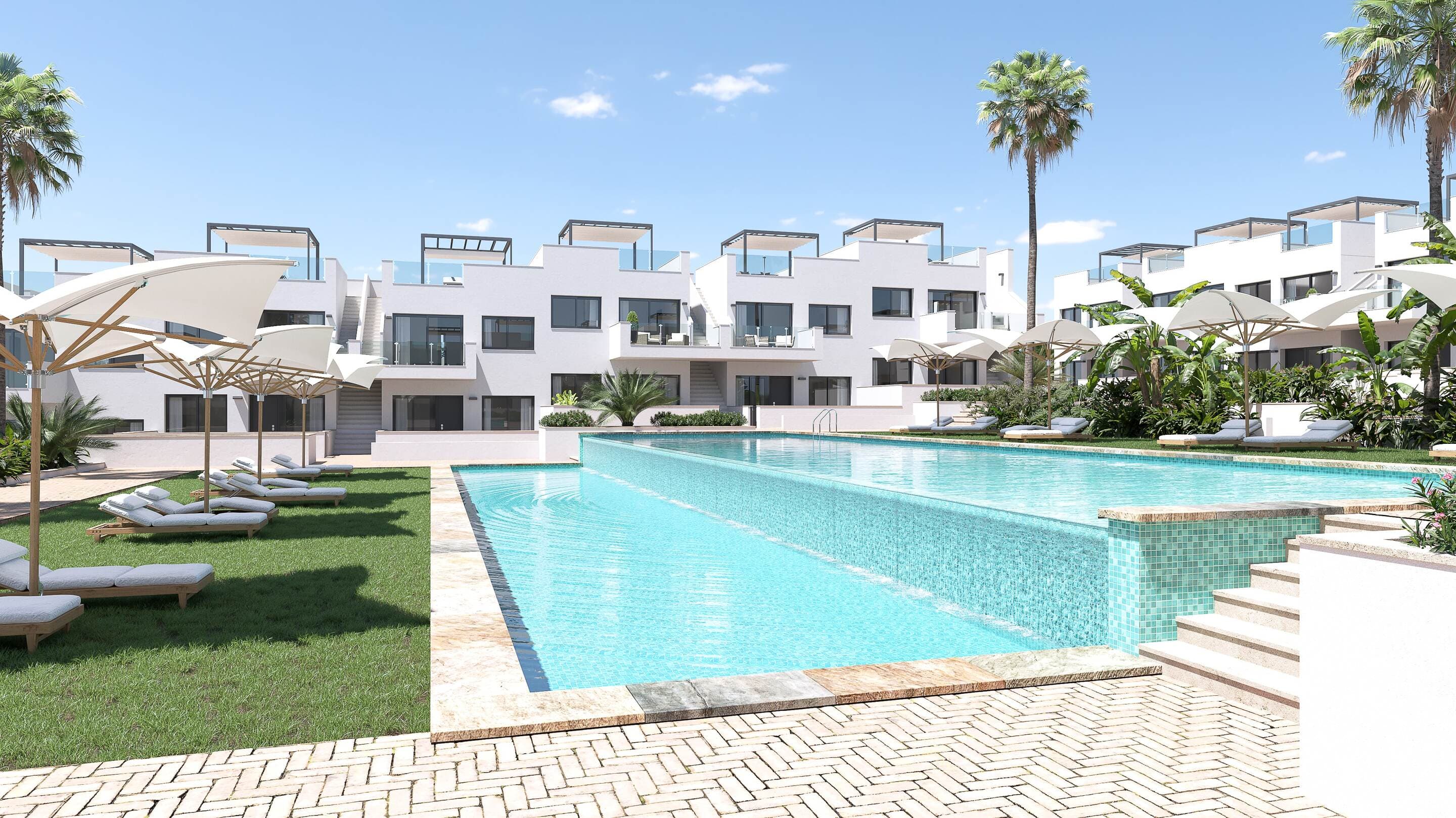 Bungalow i bottenplan i Torrevieja