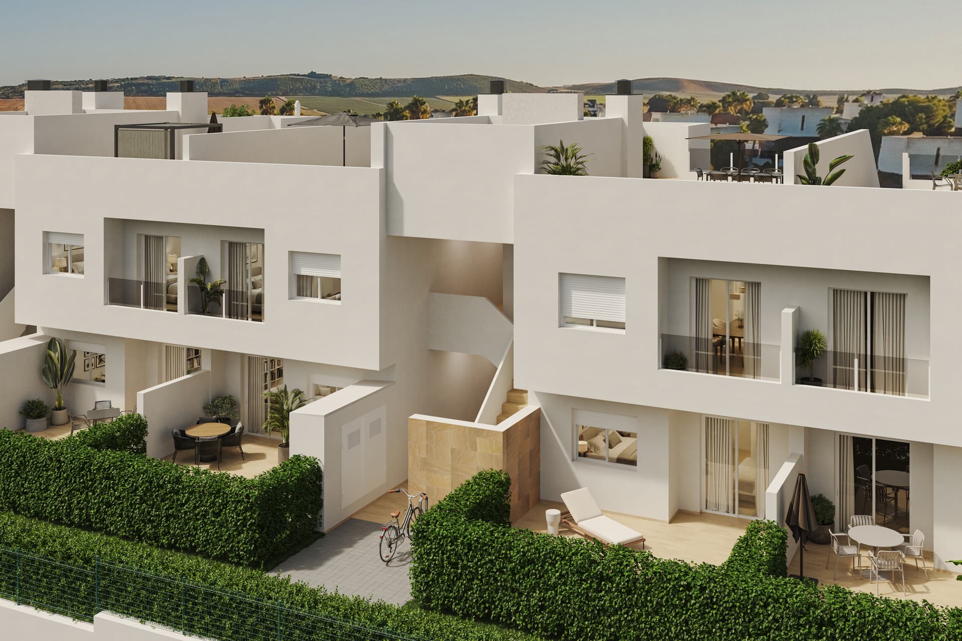 Bungalow i øverste etasje 2 rom i La Finca Golf 6