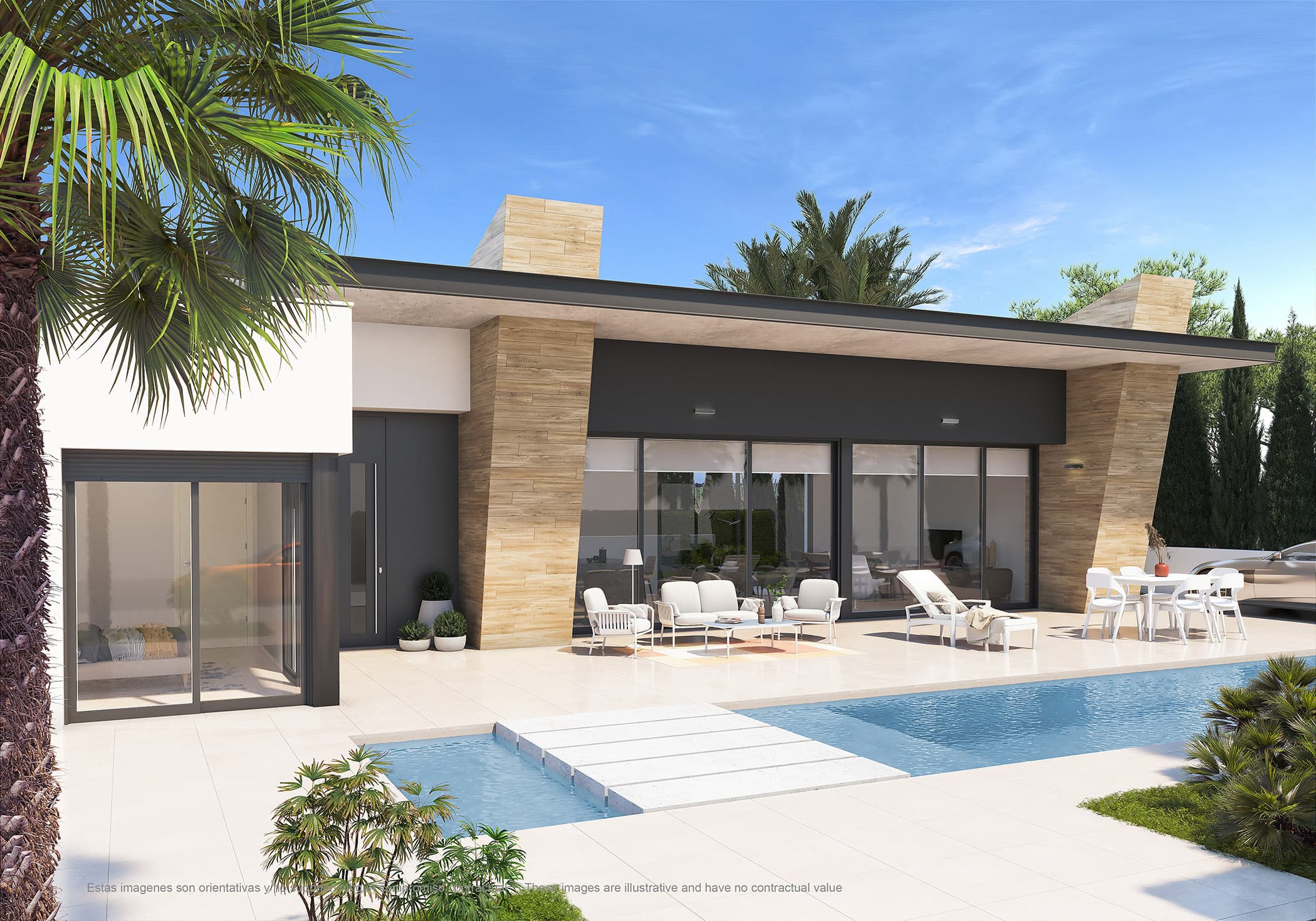 Villa 5 sov. i Ciudad Quesada 3