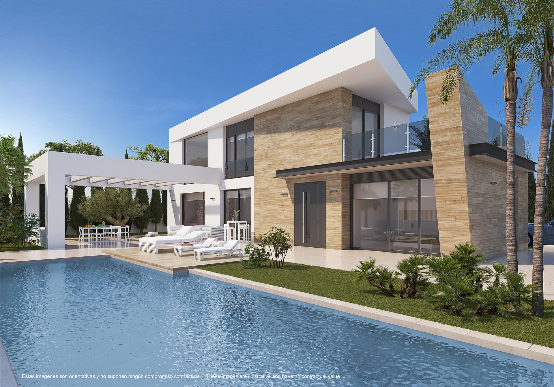 Villa 5 sov. i Ciudad Quesada 4