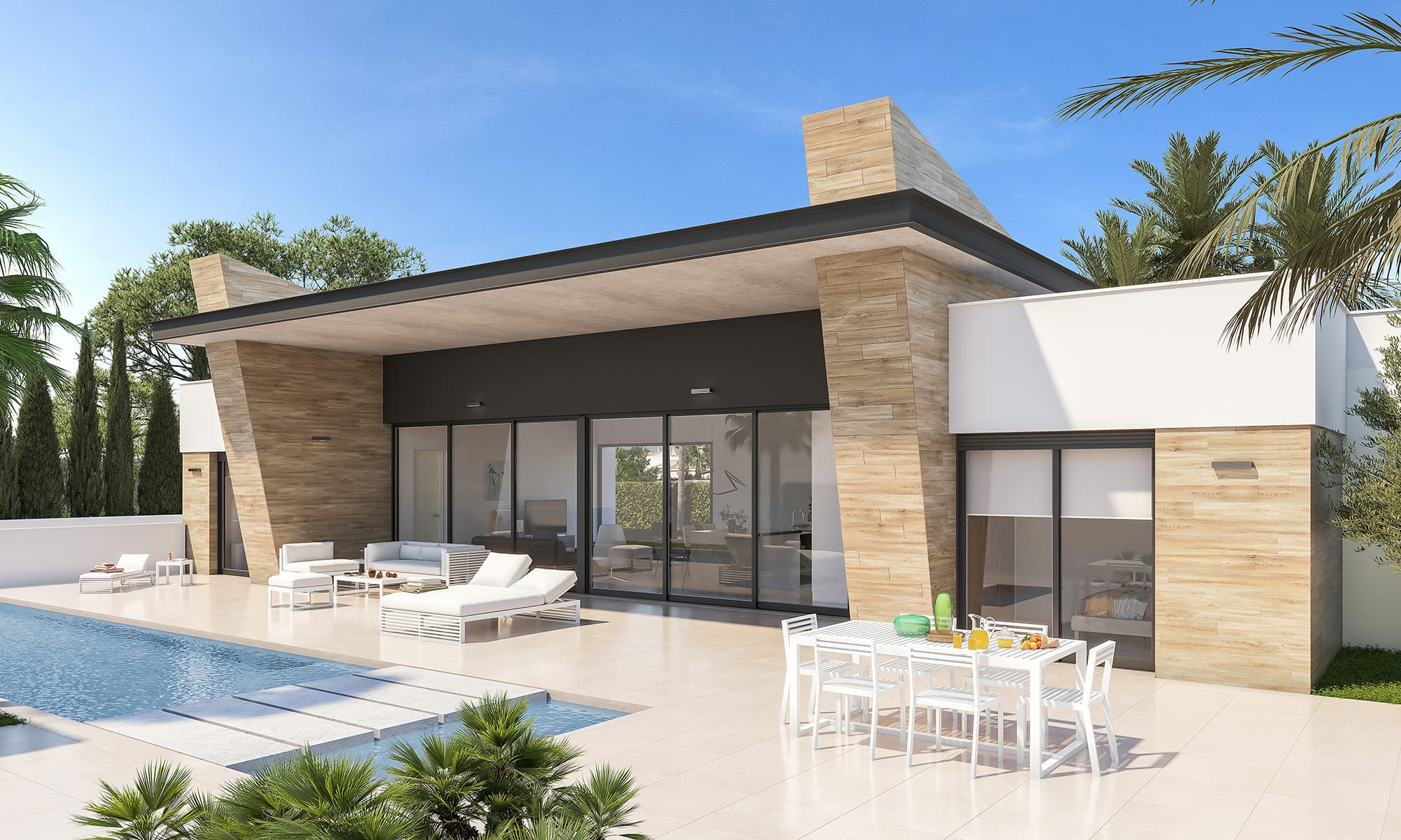 Villa 5 sov. i Ciudad Quesada 7