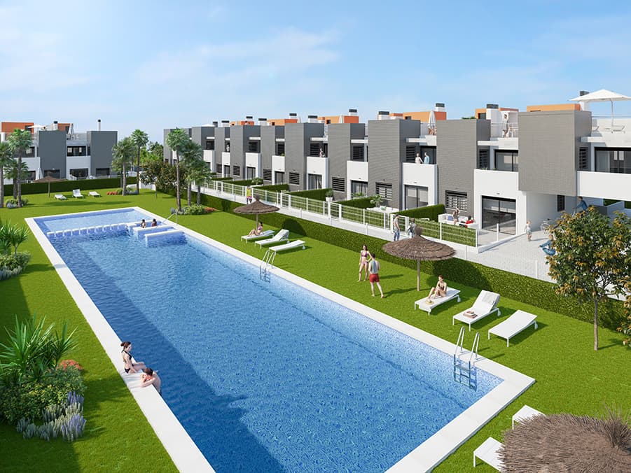 Lägenhet på bottenvåning 2 rum i Torrevieja 3