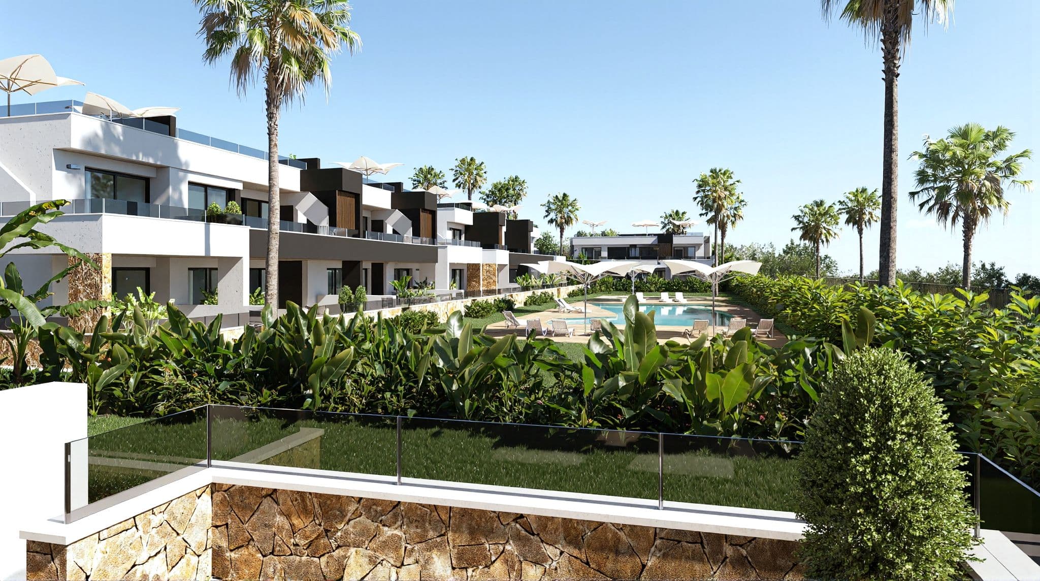 Bungalow på øverste etage 2 sov. i Ciudad Quesada 3