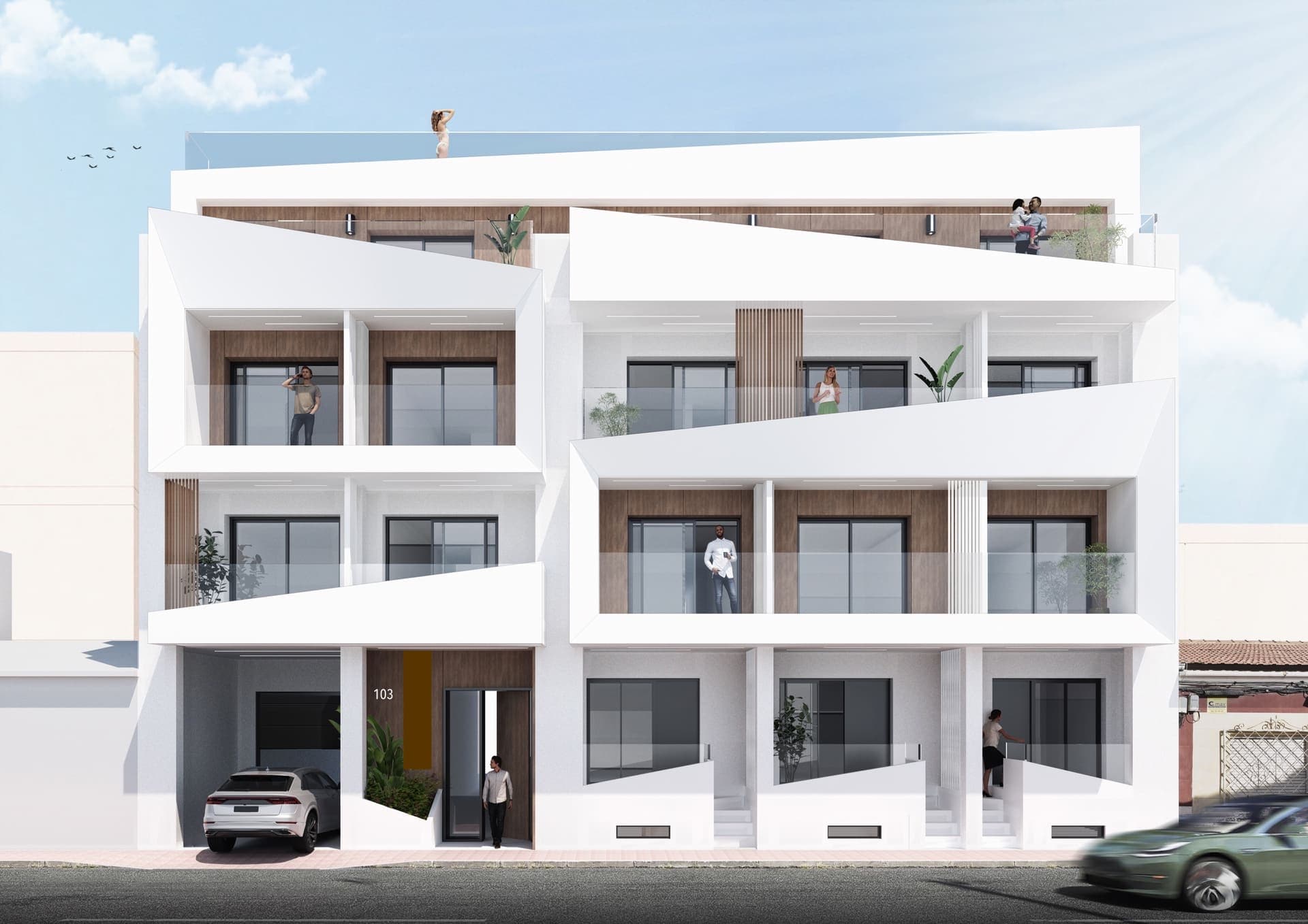 Lägenhet på bottenvåning 1 rum i Torrevieja 3