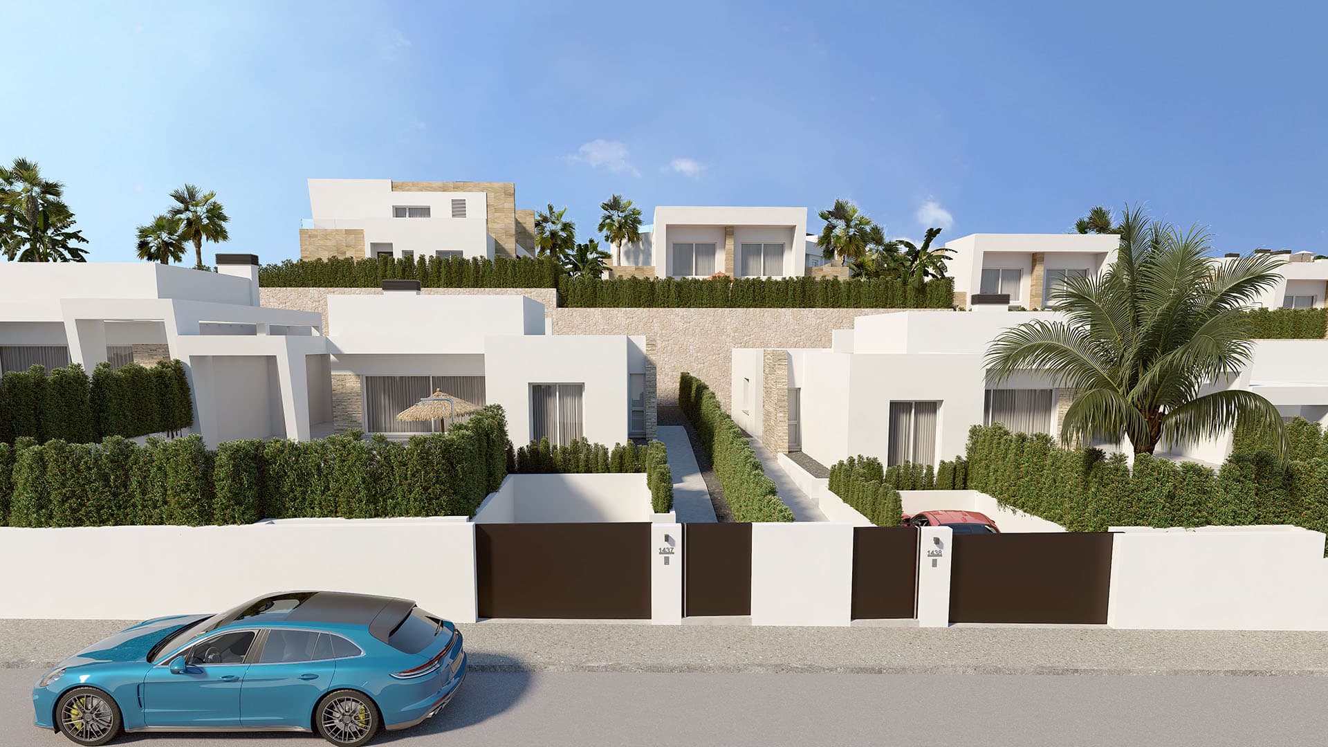 Fritliggende villa 3 sov. i La Finca Golf 7