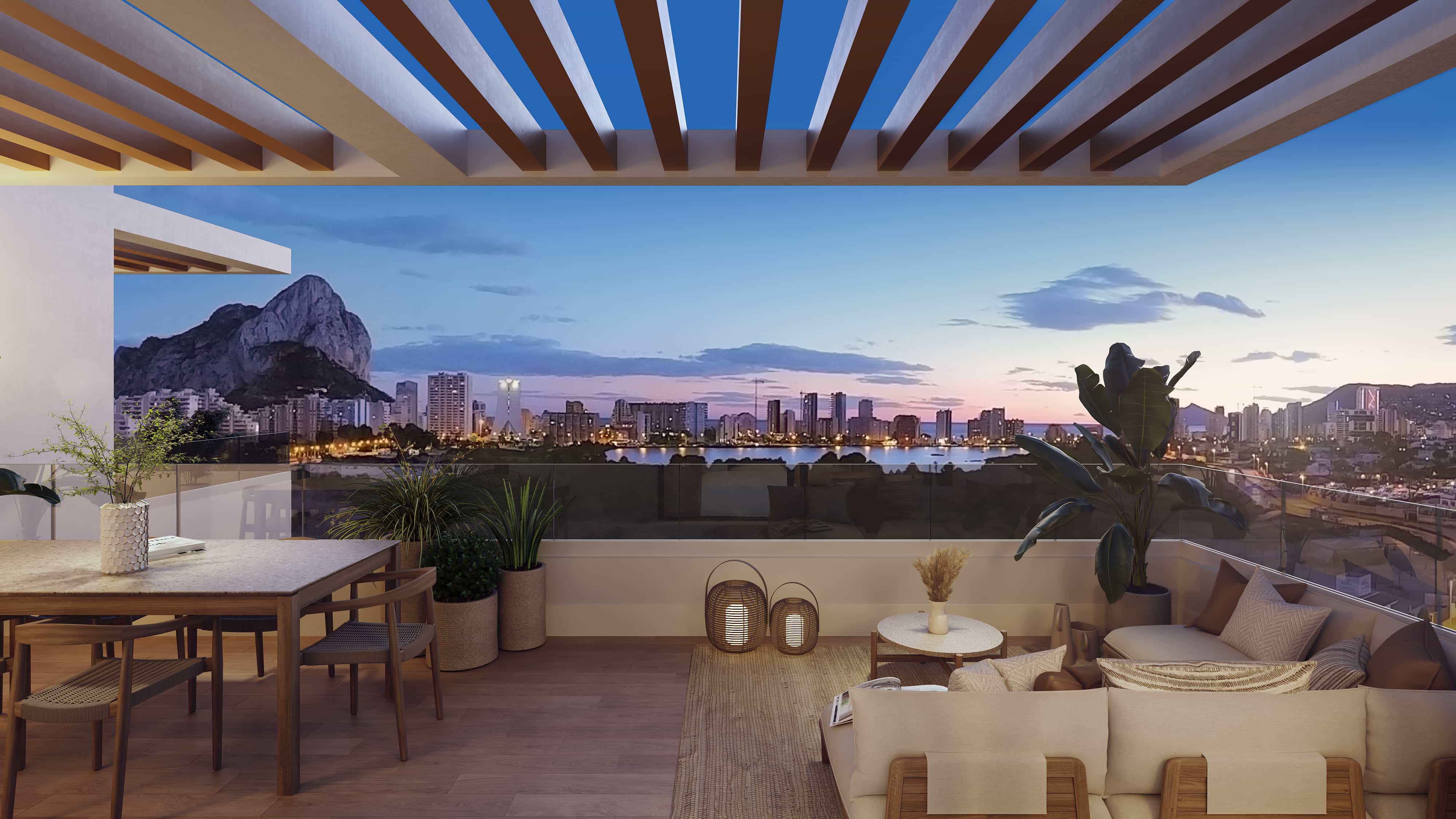 Penthouse în Calpe