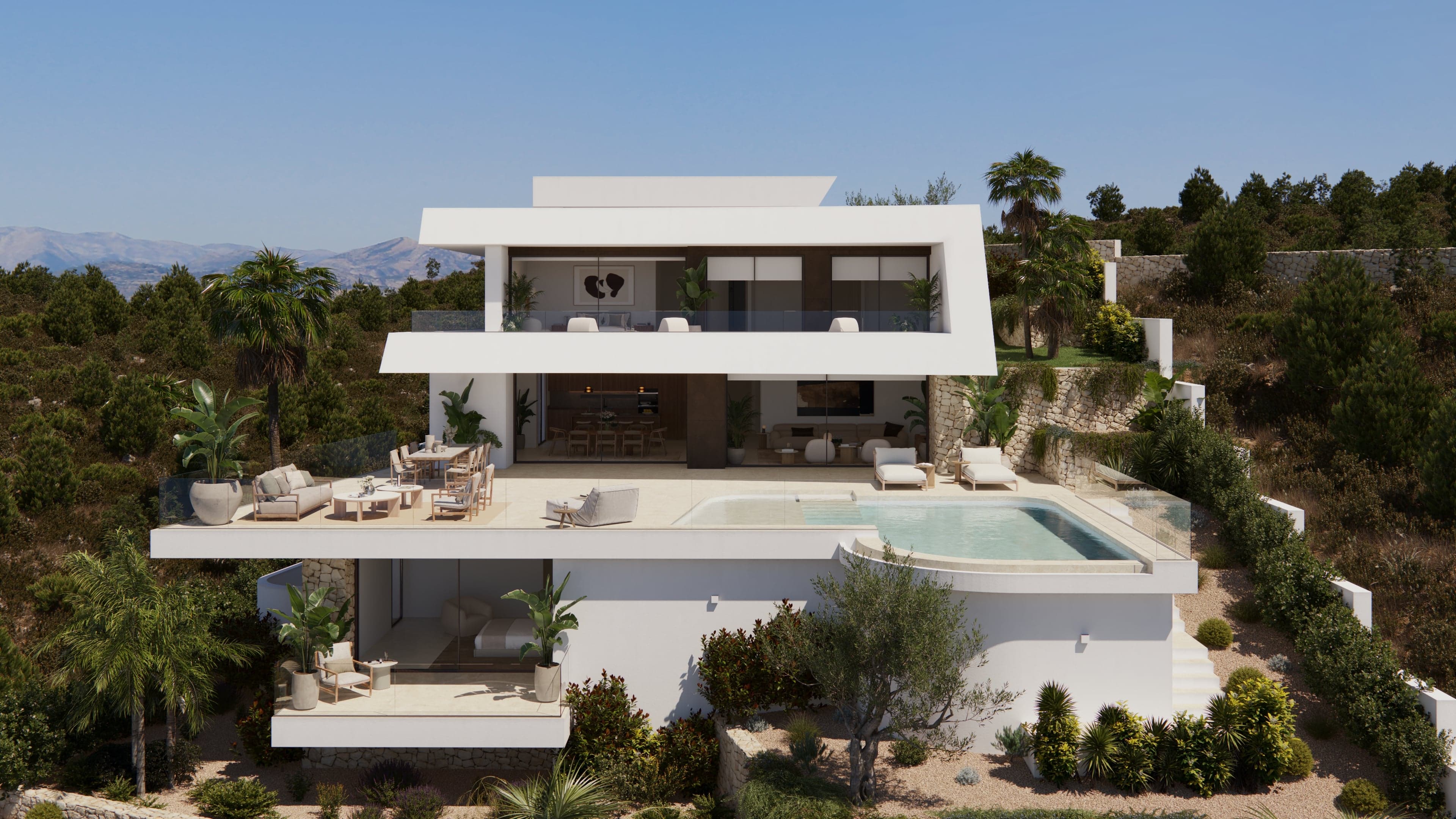 Villa 4 sov. i Cumbre del Sol 4