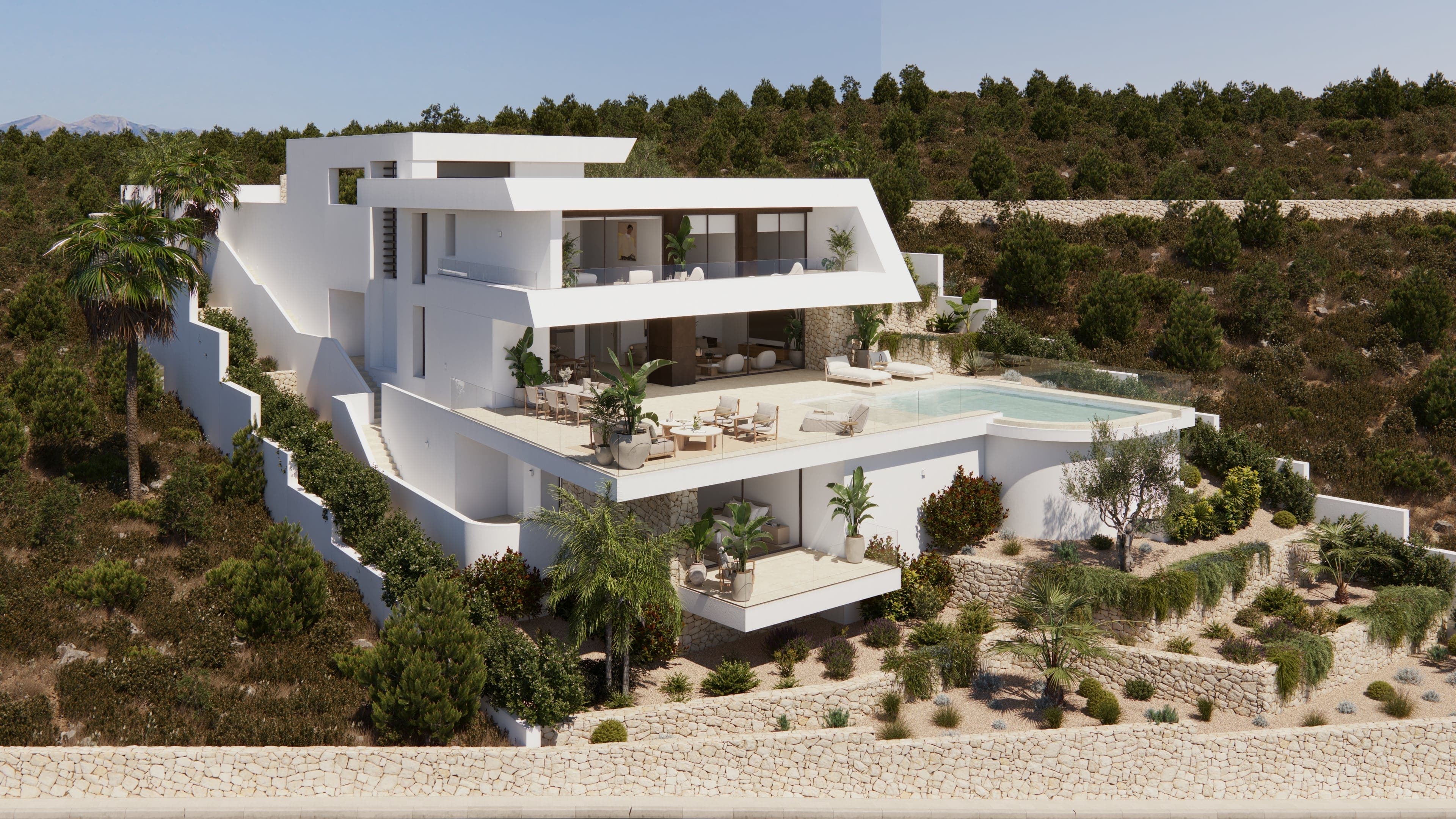 Villa 4 sov. i Cumbre del Sol 7