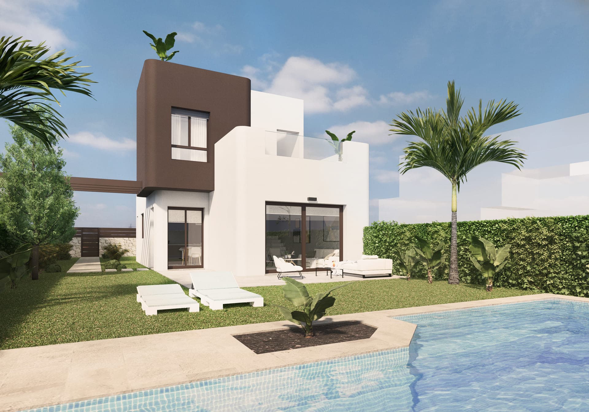 Fritliggende villa 3 sov. i Pilar de la Horadada 3