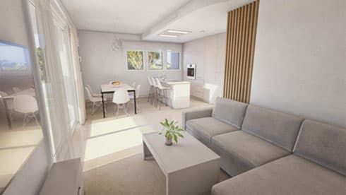 Penthouse 4 sypialnia w Calpe 7