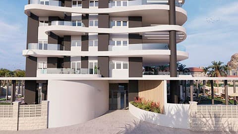 Penthouse 4 sypialnia w Calpe 9