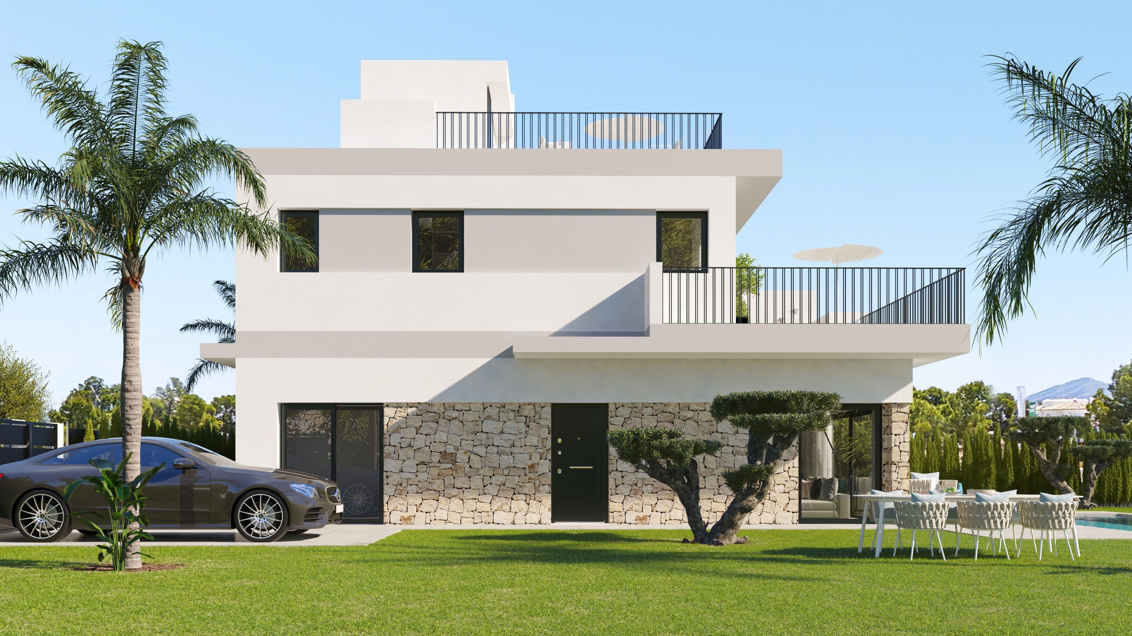 Huvila 3 makuuhuone kohteessa San Miguel de Salinas 5