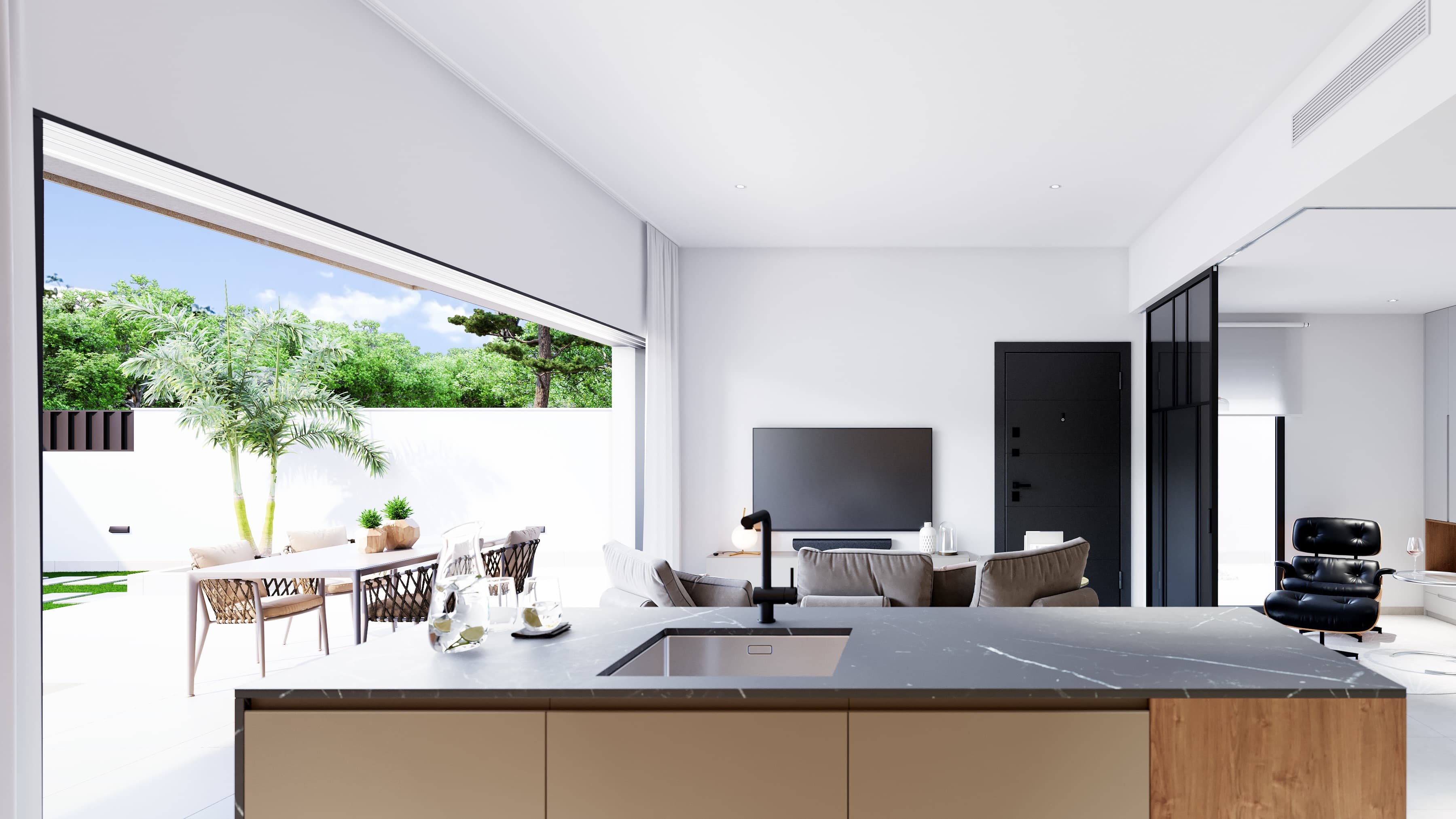 Bungalow i stueplan 3 sov. i Pilar de la Horadada 5