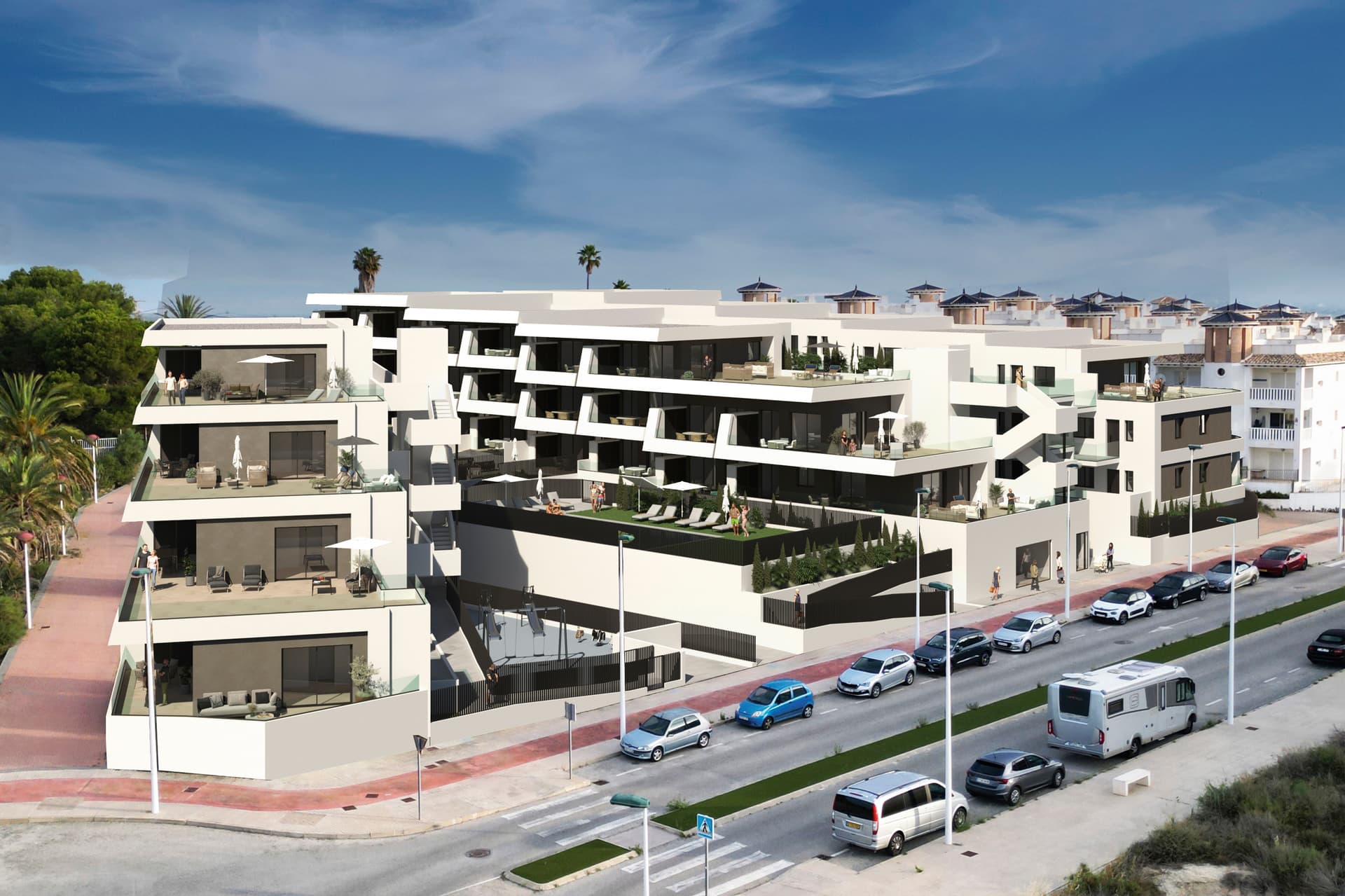 Lejlighed 2 sov. i La Marina del Pinet 8