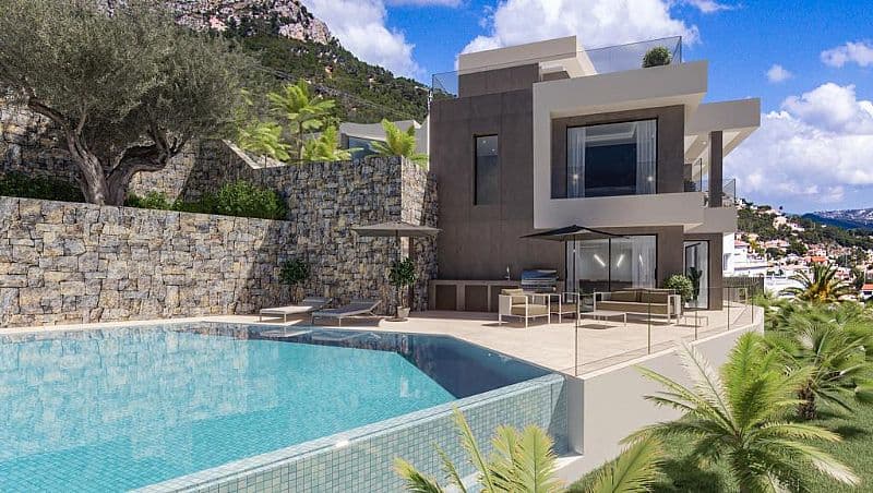 Vila 4 lož. v Calpe 5
