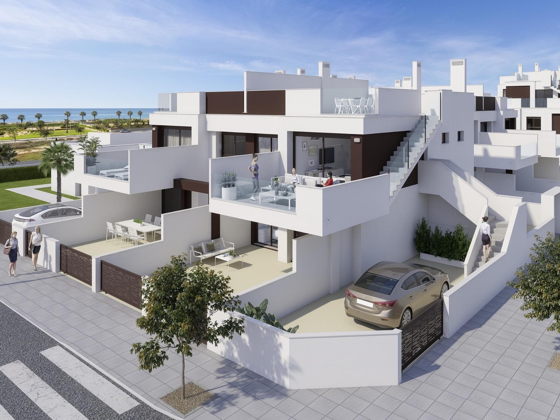 Bungalow i stueplan 2 sov. i Pilar de la Horadada 4