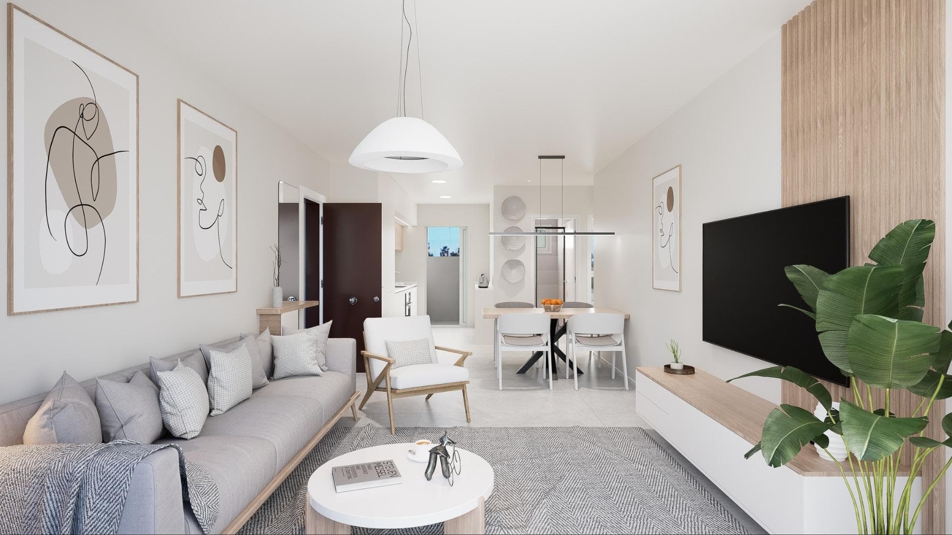 Bungalow i stueplan 2 sov. i Pilar de la Horadada 8