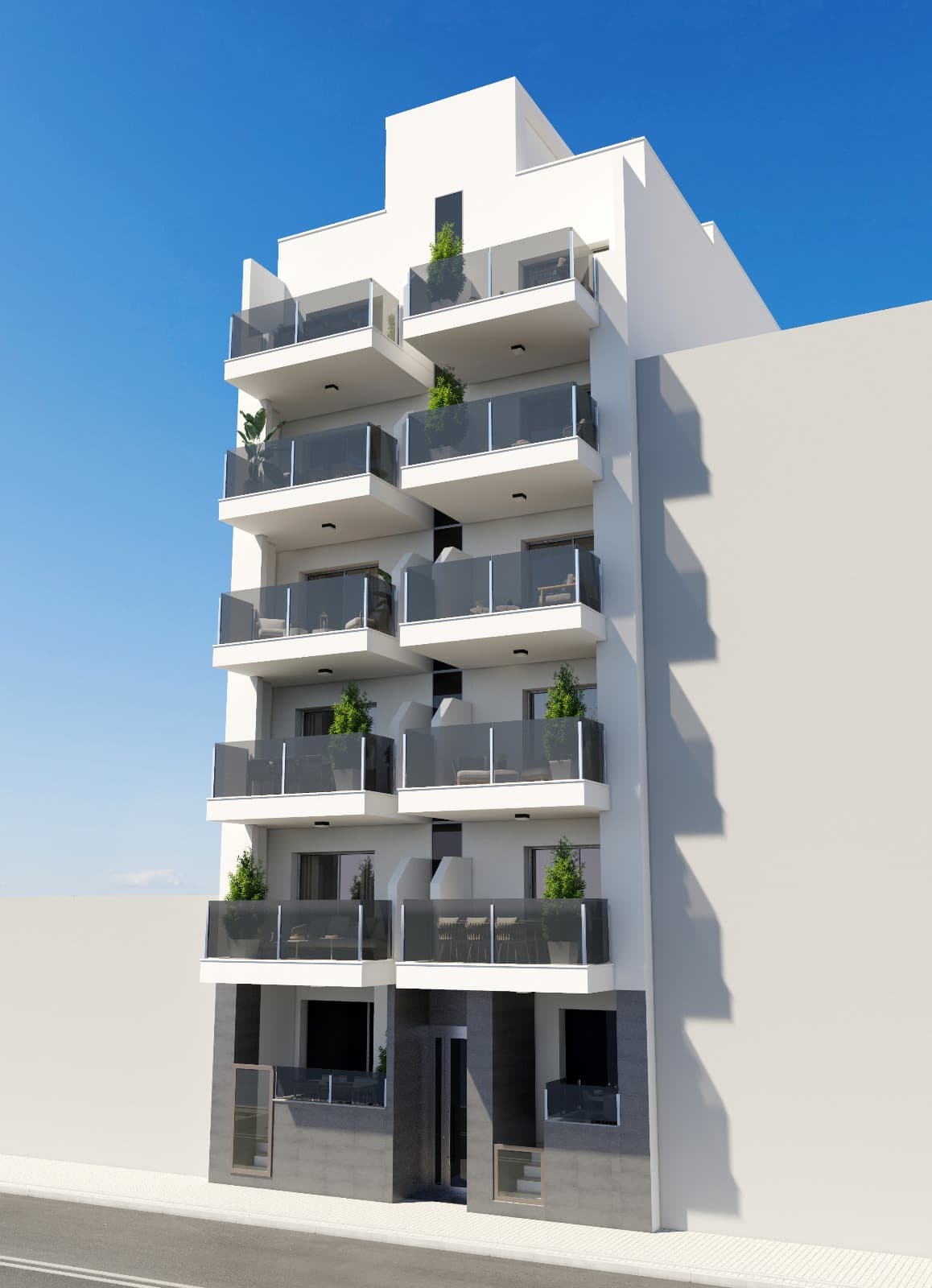 Íbúð á jarðhæð 3 svefnk. í Torrevieja 9