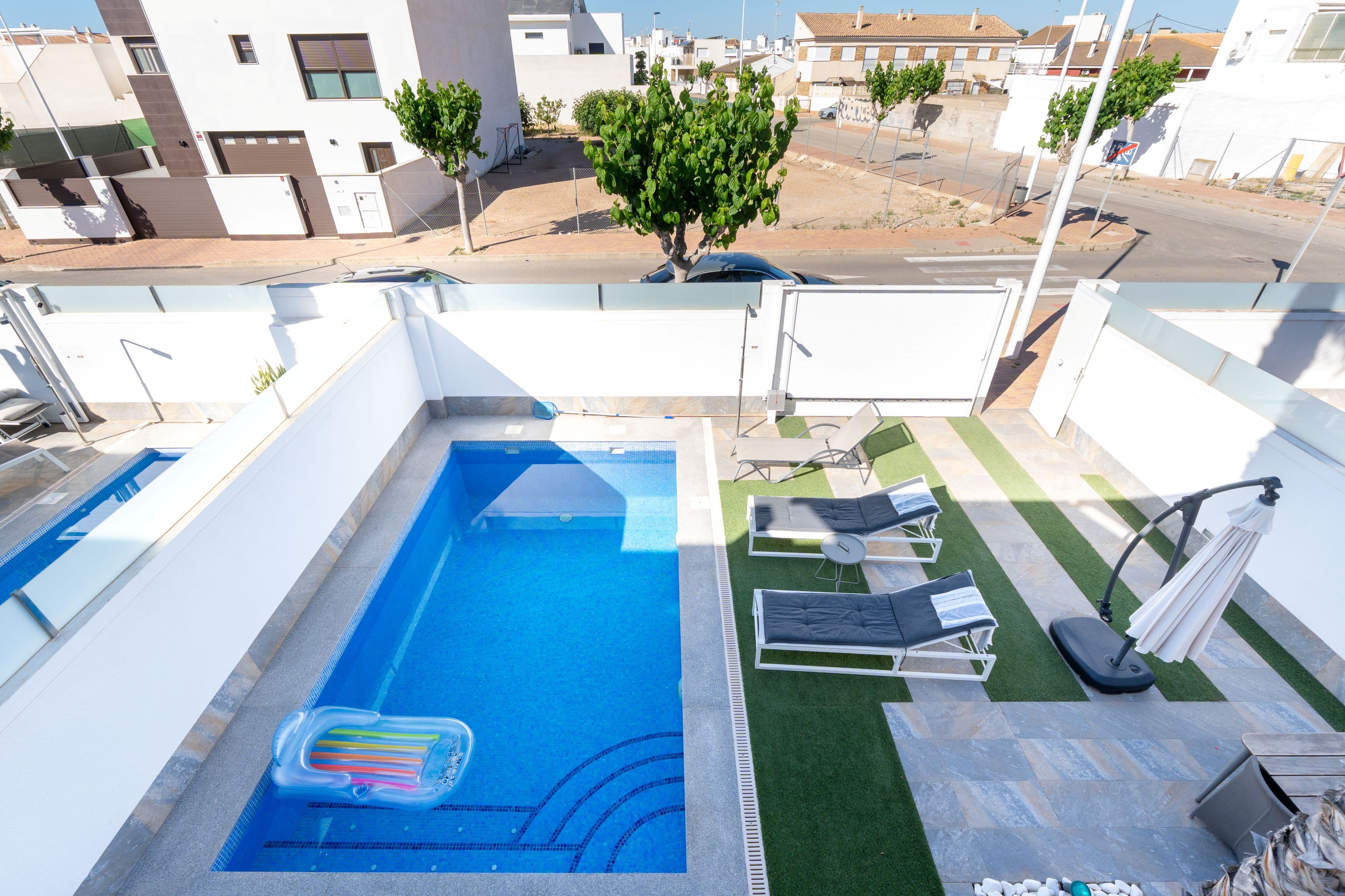 Fritliggende villa 3 sov. i San Pedro del Pinatar 5