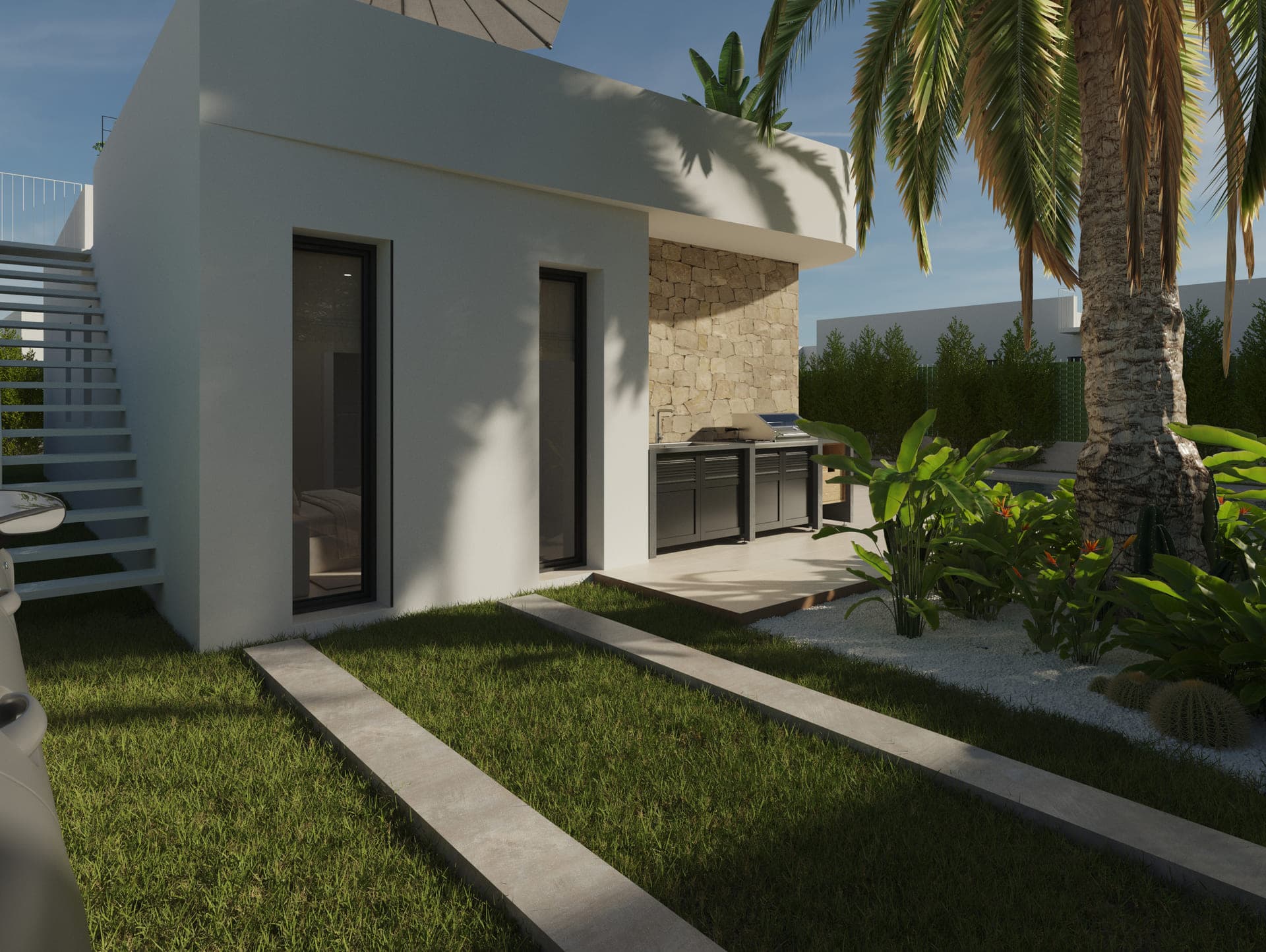 Fritliggende villa 3 sov. i Los Montesinos 7