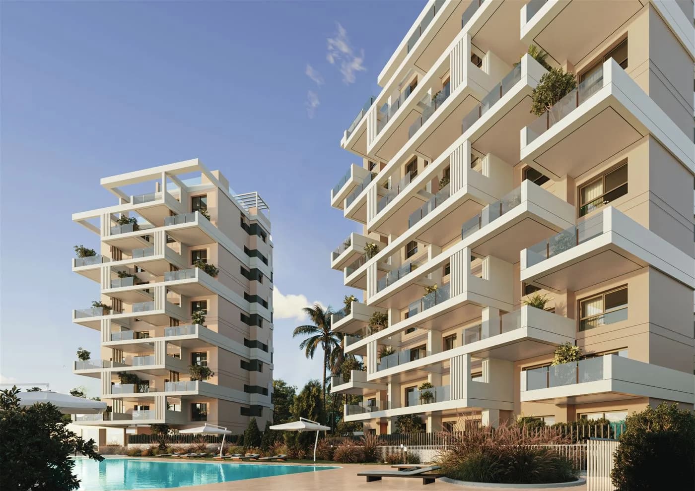 تطور سكني جديد بمسبح مشترك على Costa Blanca، عملية شراء نموذجية للمشترين الأجانب في محافظة Alicante