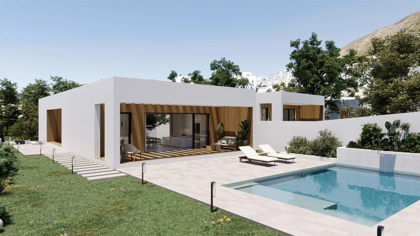 Nybygget villa med privat pool i Finestrat, Costa Blanca — livsstilsmålet bag ansøgninger om spansk ophold