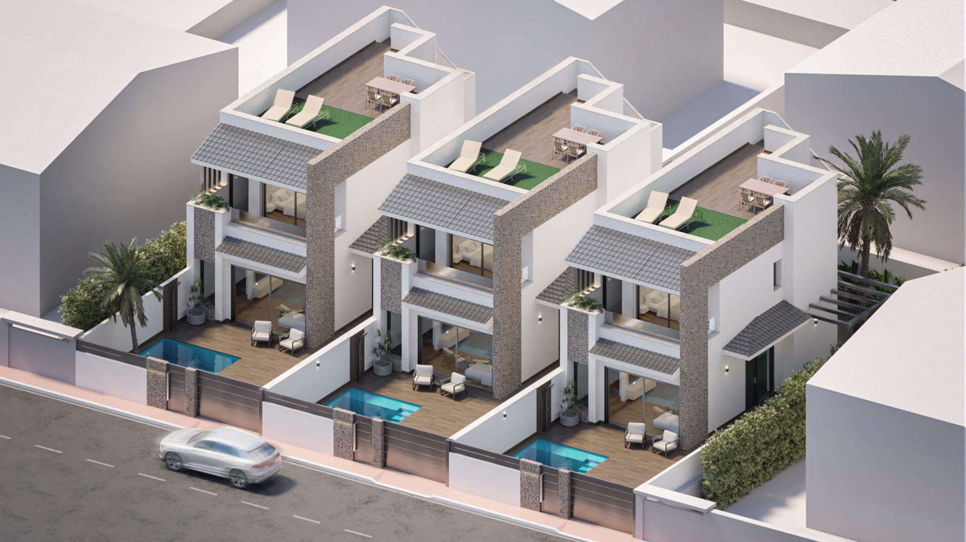 Casă înșiruită 3 dorm. în San Pedro del Pinatar — 1