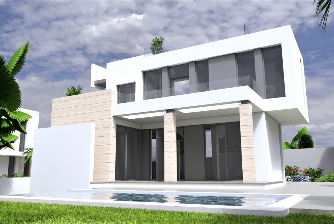 Fritliggende villa 3 sov. i Torrevieja — 1