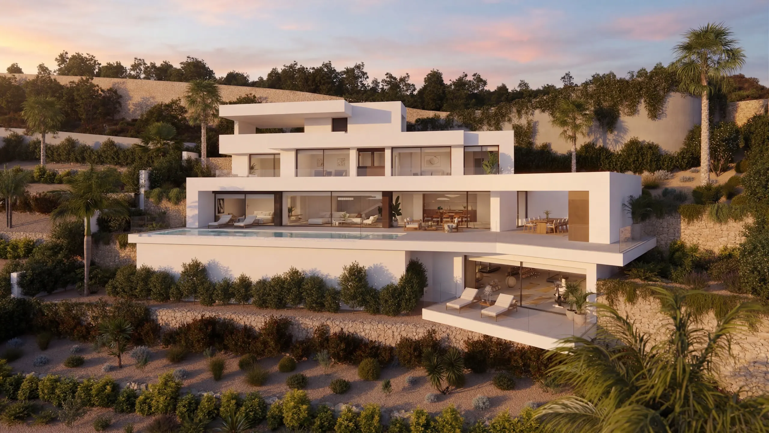 Villa 4 rom i Benissa 2