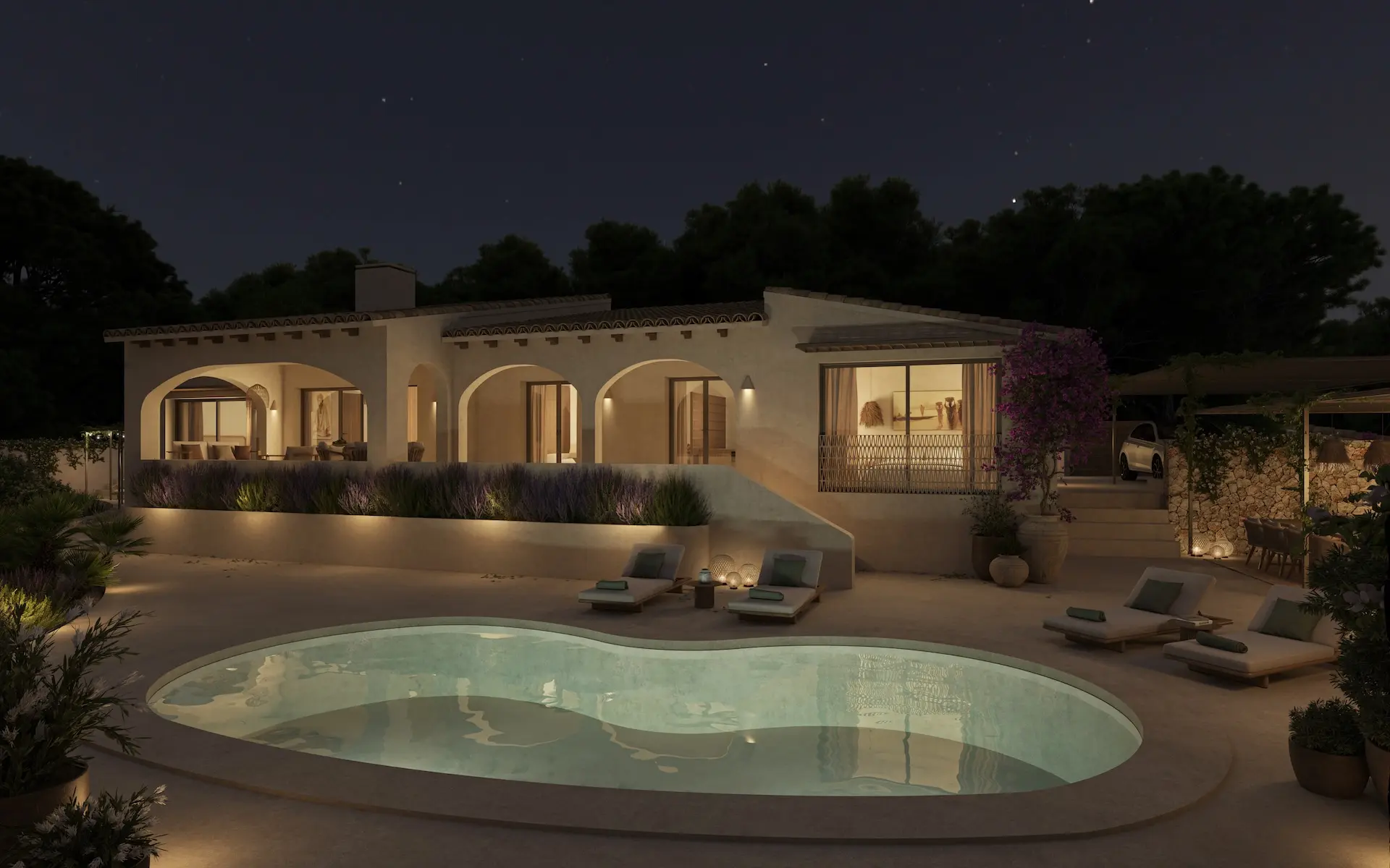Villa 3 sov. i Benissa 9