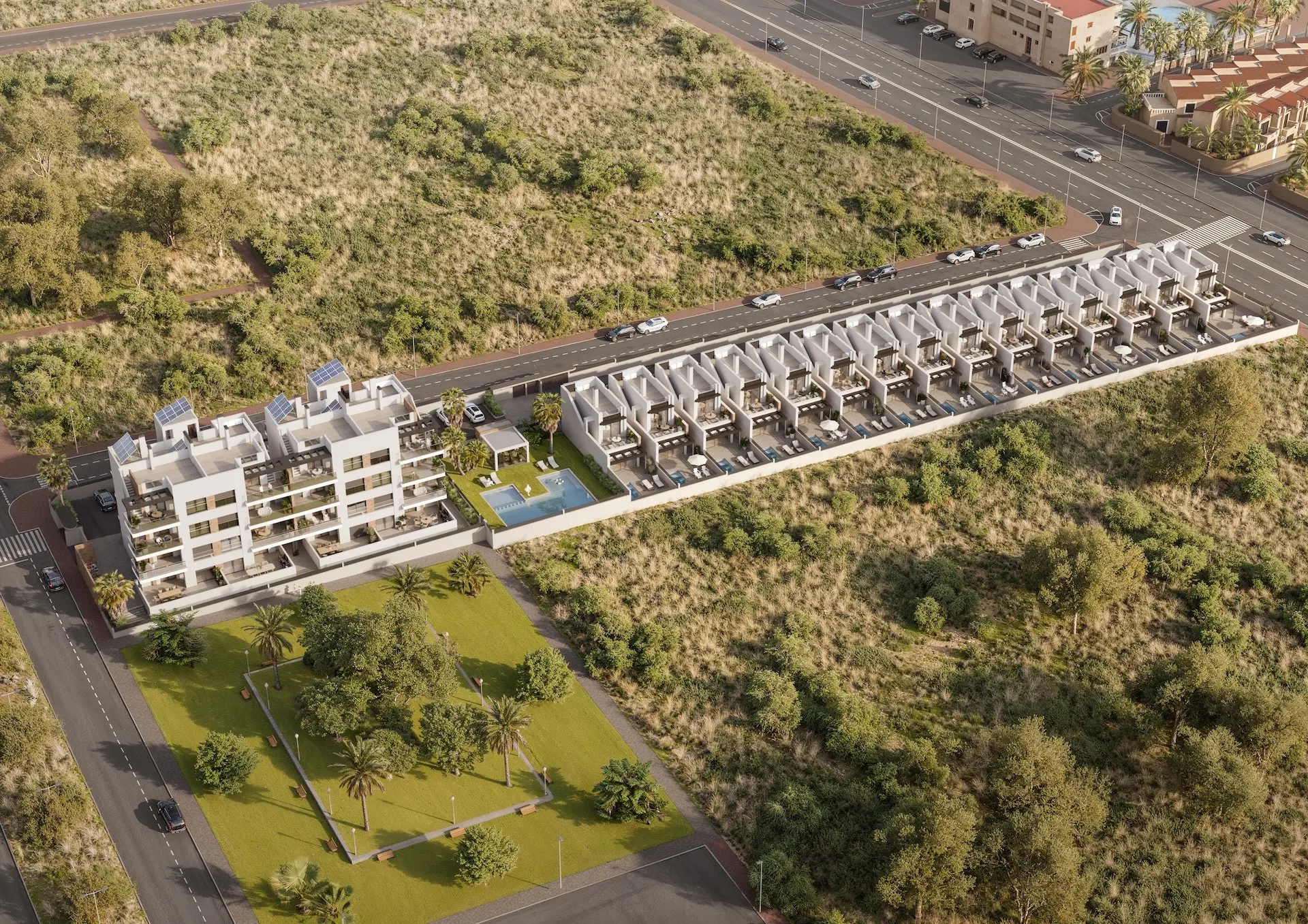 Pohjakerroksen huoneisto 2 makuuhuone kohteessa Torrevieja 5