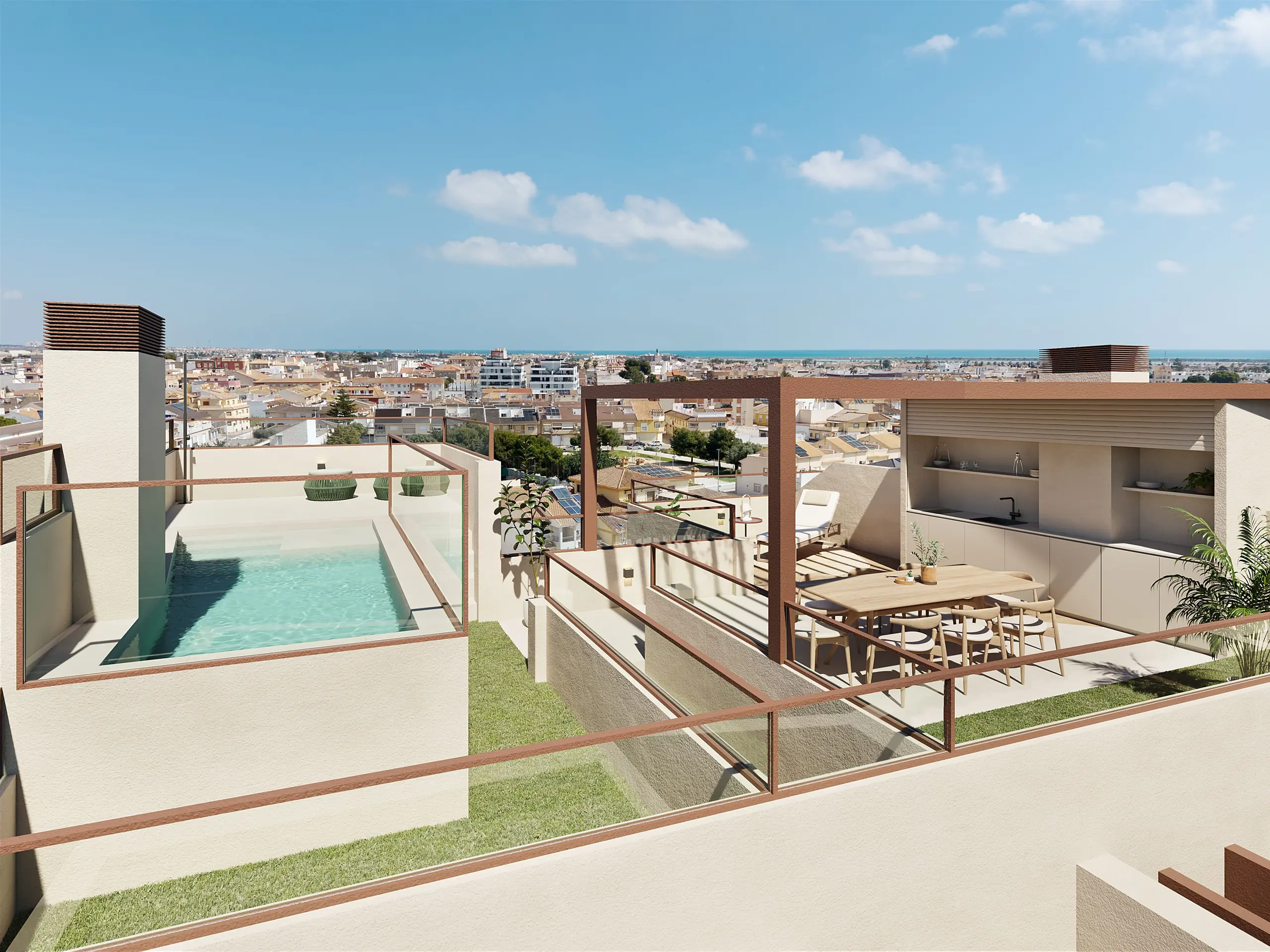 Emeleti bungaló San Pedro del Pinatar városában