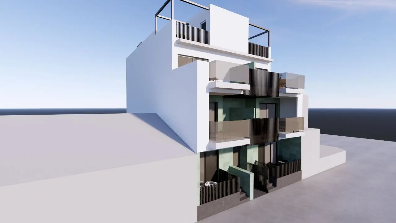 公寓 2 卧室 位于 Torre de la Horadada 2