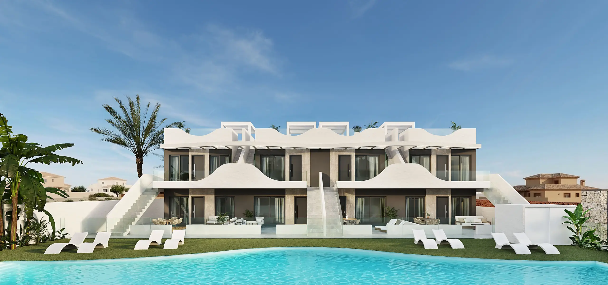 Emeleti bungaló Pilar de la Horadada városában