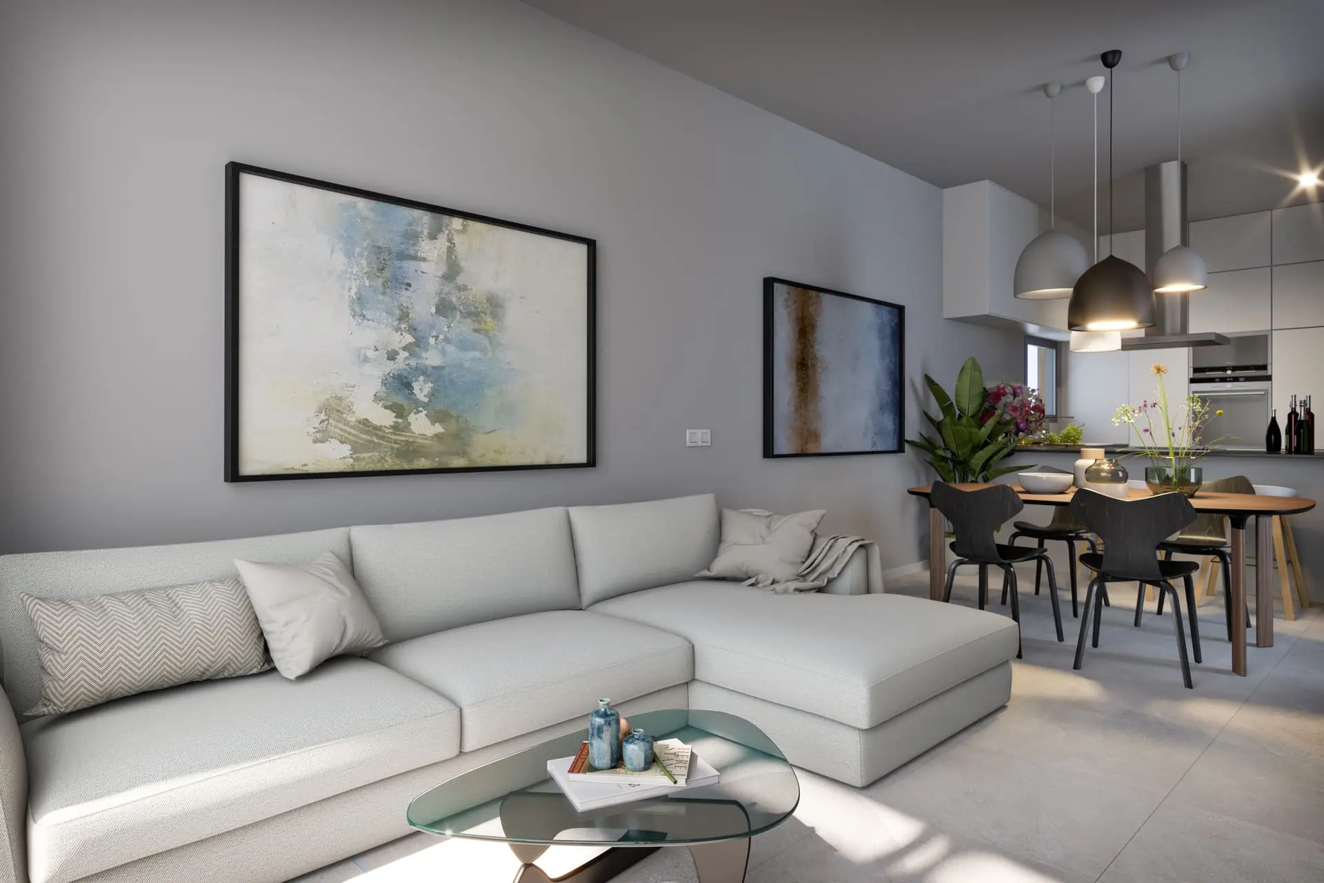 Apartament la parter 3 dorm. în Finestrat 9
