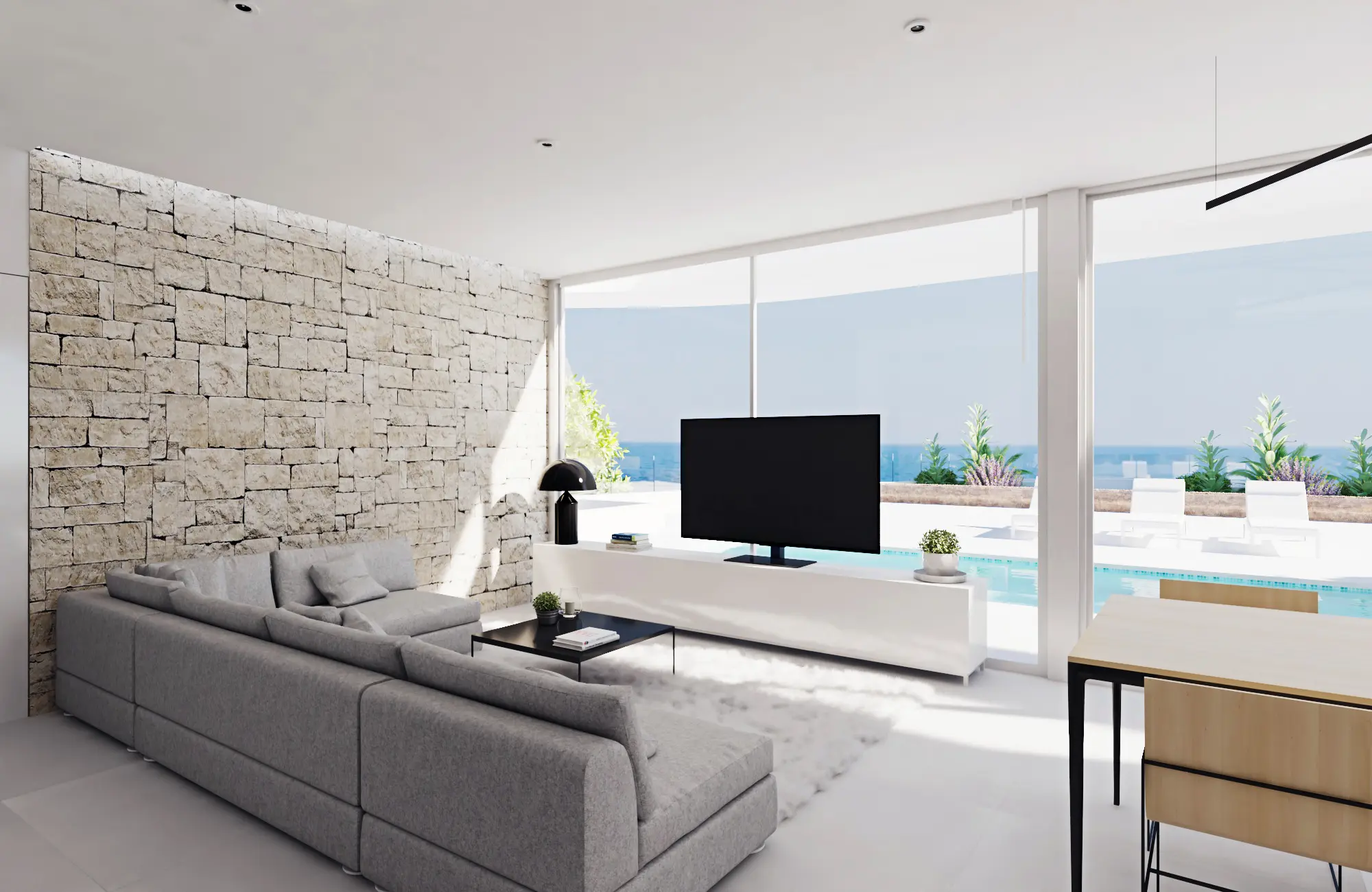 Villa 4 svefnk. í Pueblo Mascarat 2