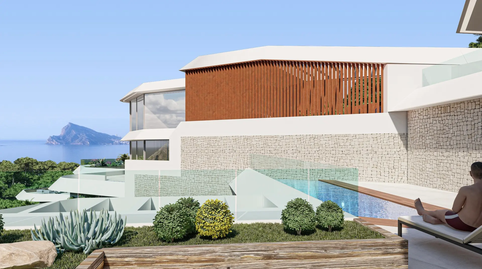 Villa 4 svefnk. í Pueblo Mascarat 7