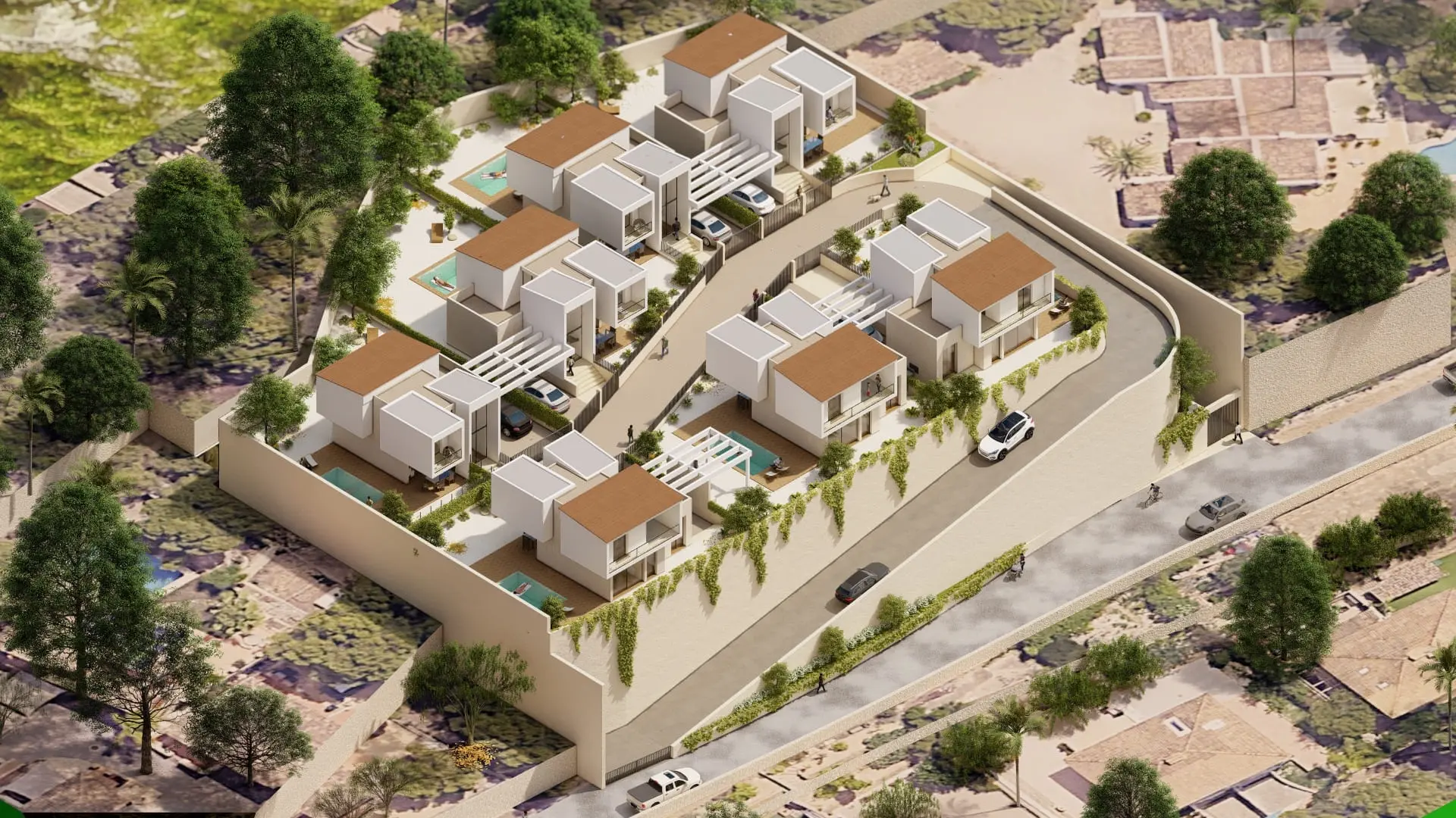 Fritliggende villa 3 sov. i La Nucía 2