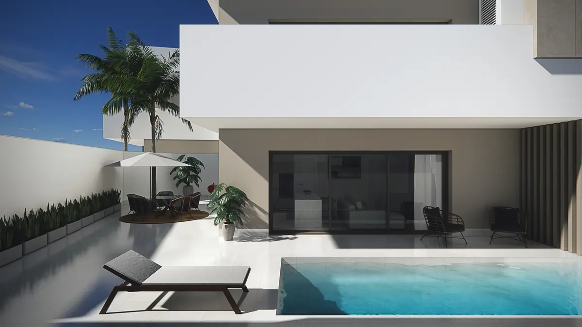 12 Bungalow planta alta en Pilar de la Horadada