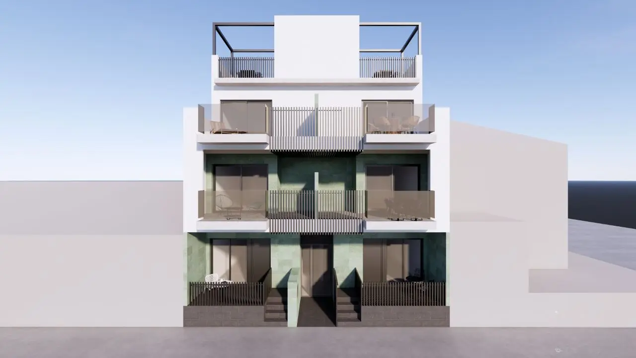公寓 2 卧室 位于 Torre de la Horadada 5