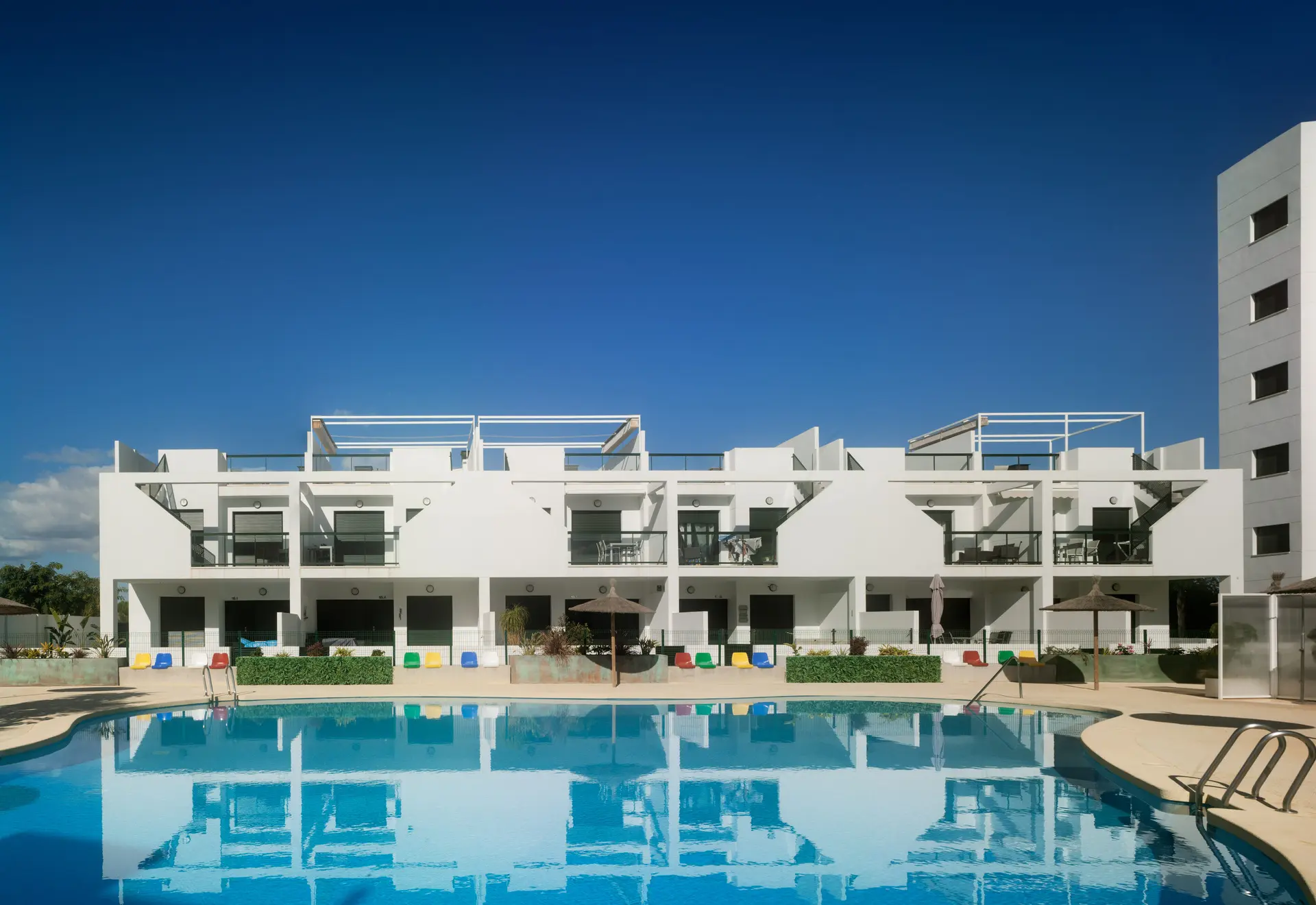 Bungalow á efri hæð 2 svefnk. í Mil Palmeras 6